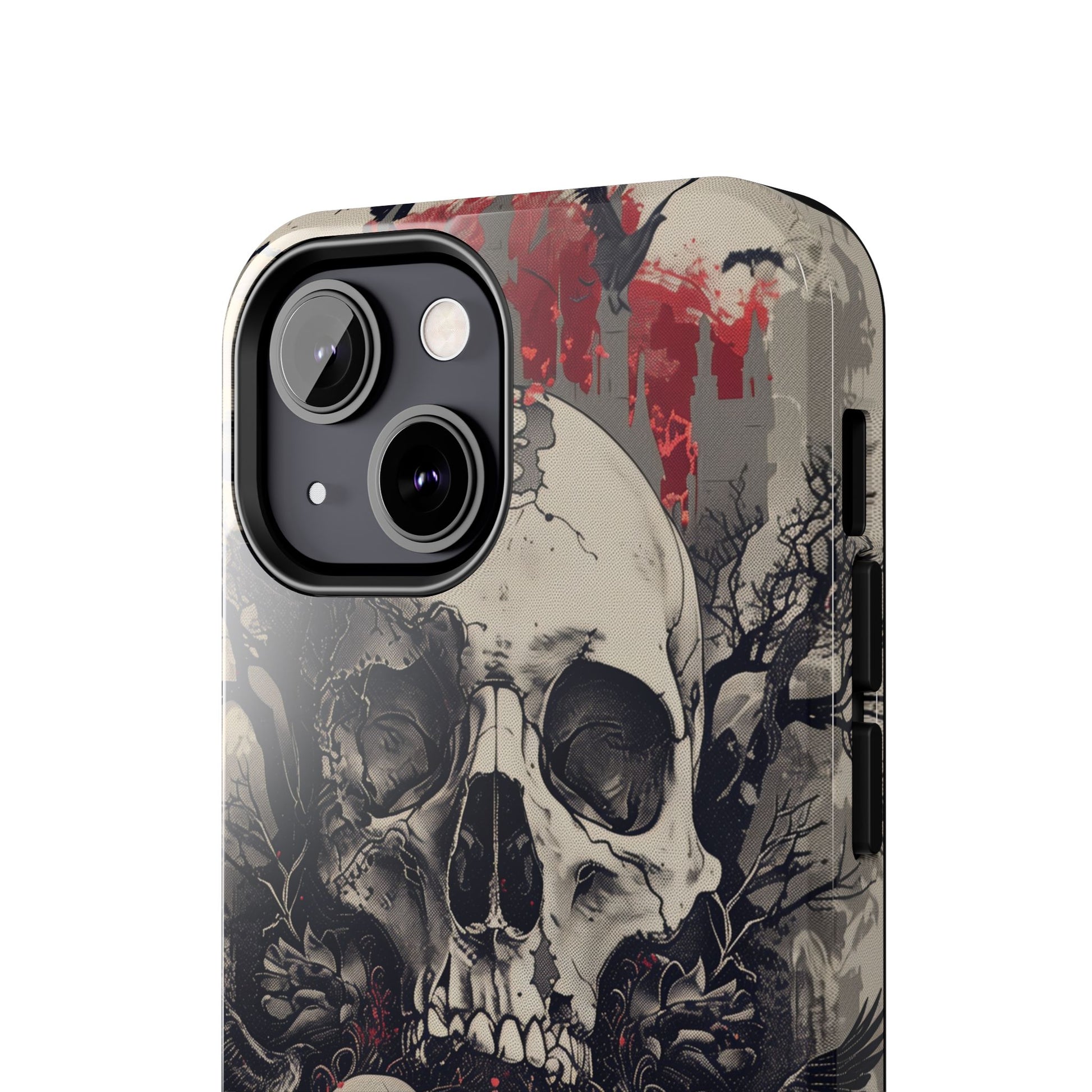 Gothic Art Phone Case Skulls and Crows, Moth Phone Case, Moon and Tarot Phone Case, Halloween Spooky Season, Dark Academia iPhone 15 Pro Max