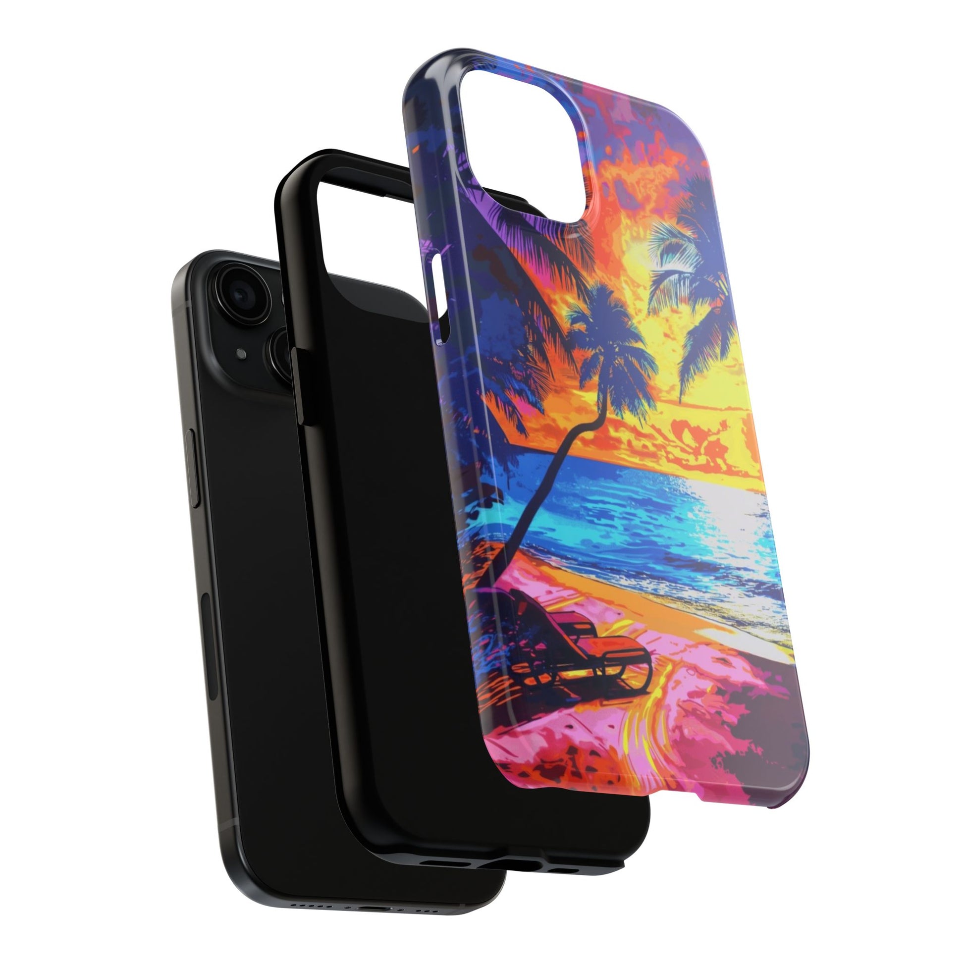 Sunset Bliss: Lisa Frank Style Phone Case