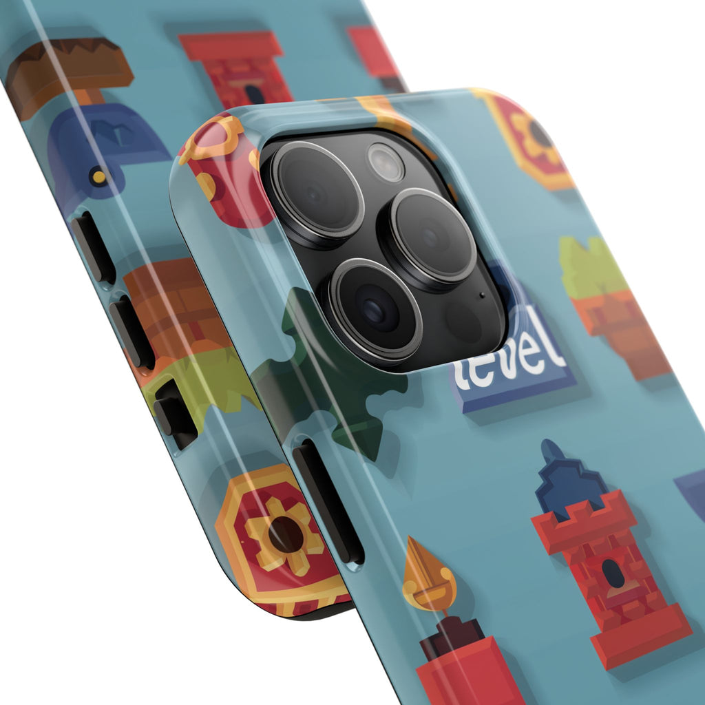 Pixel Art Video Game Level Up Phone Case, Retro Gaming Design, Geeky Gamer Phone Cover, Unique Video Game Art Accessories