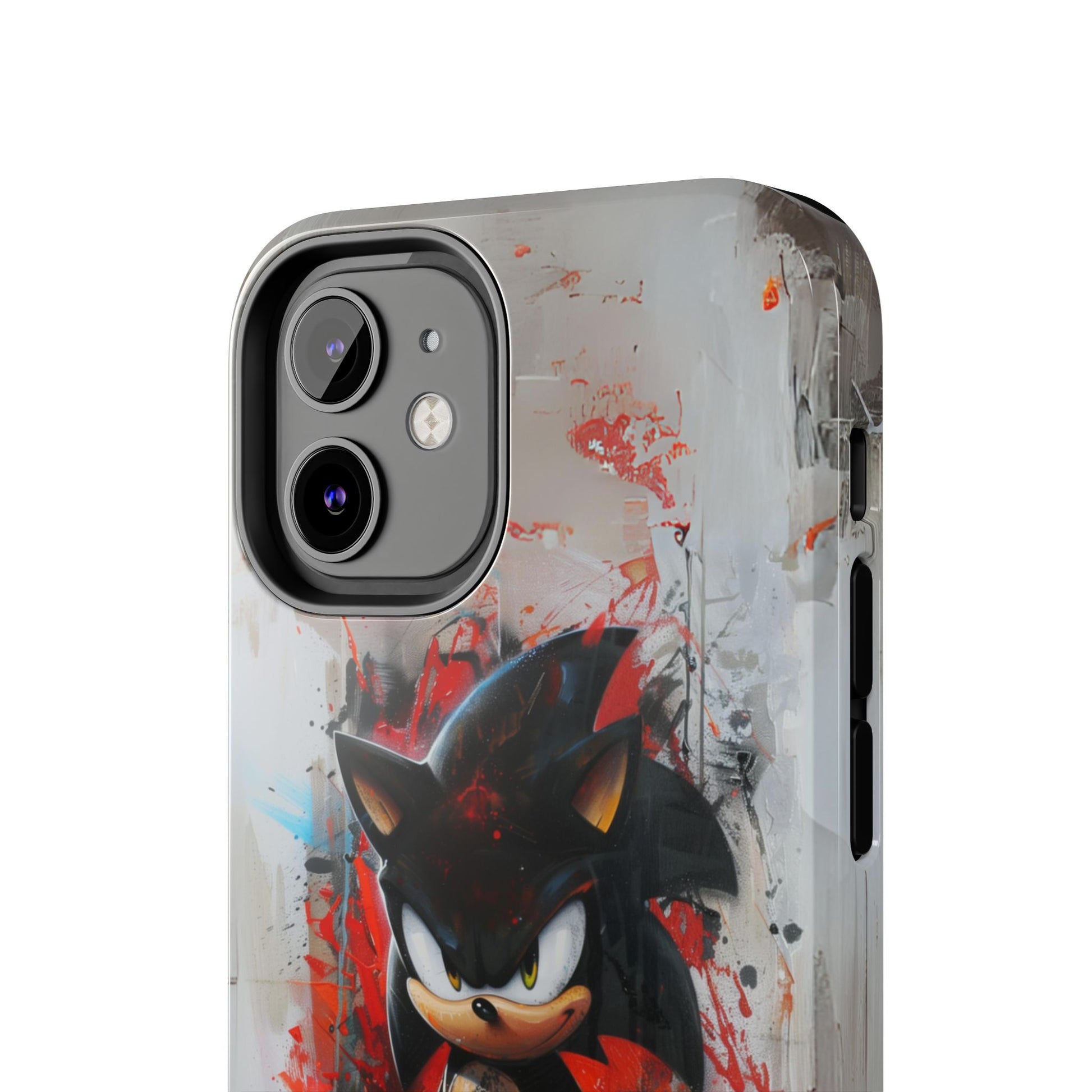 Shadow the Hedgehog Inspired Phone Case, Durable iPhone Case, Perfect Gamer Gift, SEGA, Sonic the Hedgehog, Tails, Shadow, iPhone 12