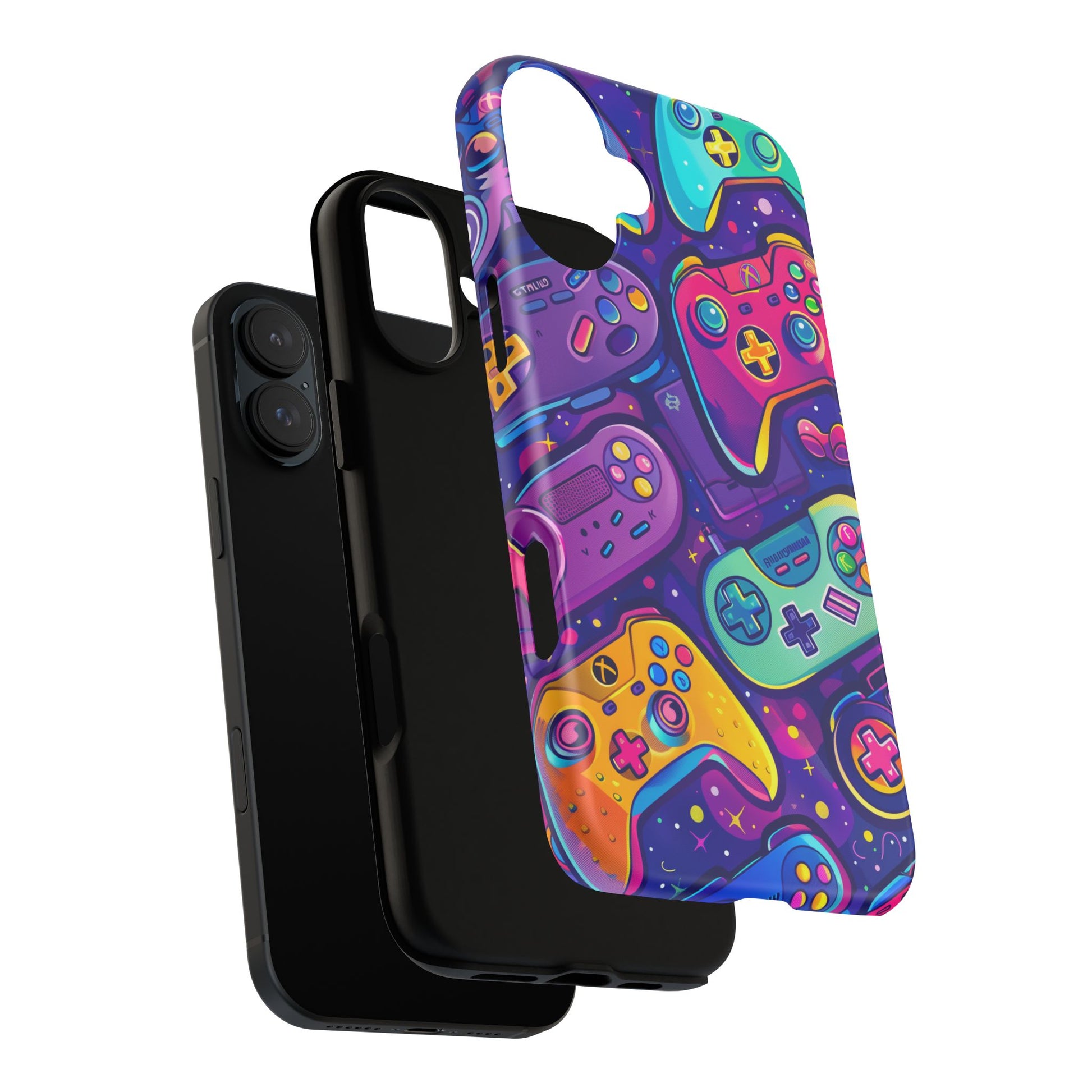 Lisa Frank Style Video Game Controller Android Phone Case, Retro Gamer Gift, Colorful Gaming Accessory