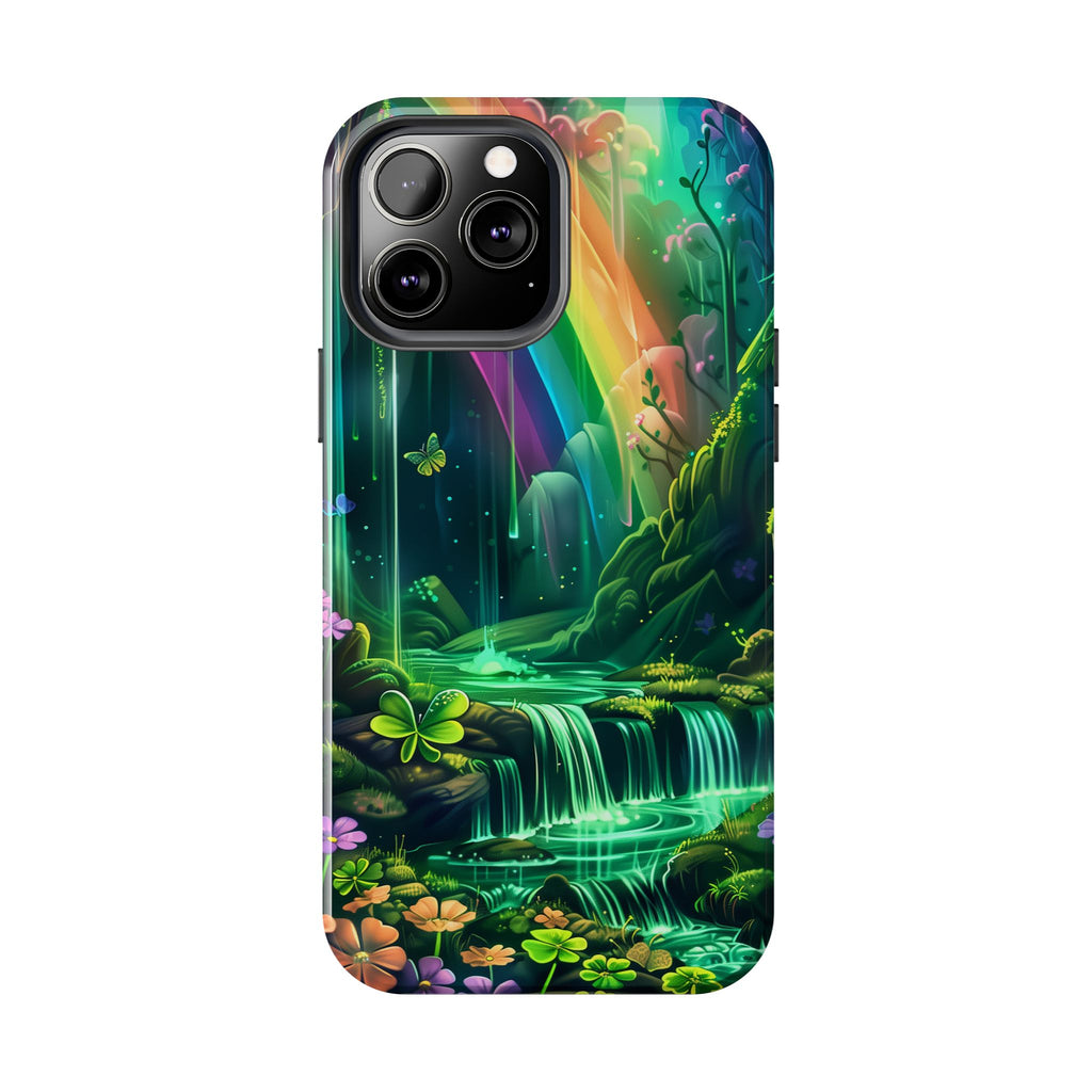 St. Patrick's Day Durable Phone Case, Lucky Phone Case Design, Durable Irish Luck Protective Cover, Holiday Gift Idea