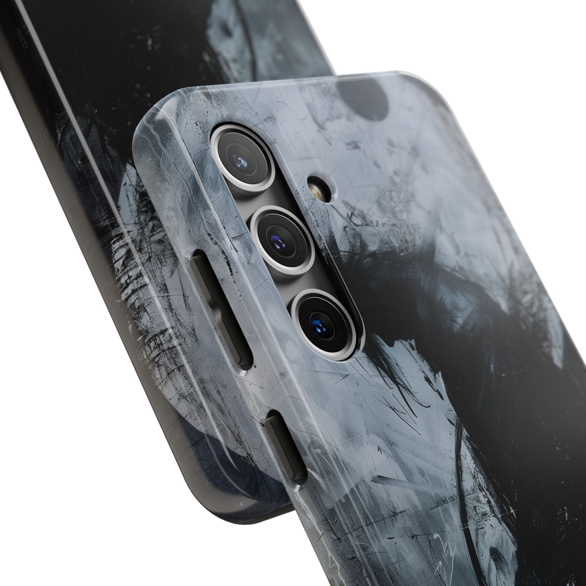 Gothic Art Phone Case Silhouette, Sandman Phone Case, Moon and Tarot Phone Case, Halloween Spooky Season, Dark Academia iPhone 15 Pro Max
