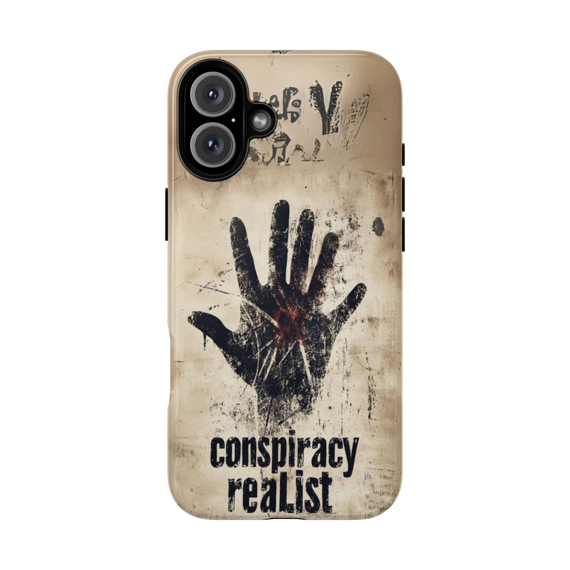 Conspiracy Theories Paranormal Mystery UFO X-Files Inspired Ghostly Hand Conspiracy Realist Cryptid iPhone 13 14 15 16 Pro Max Galaxy Pixel