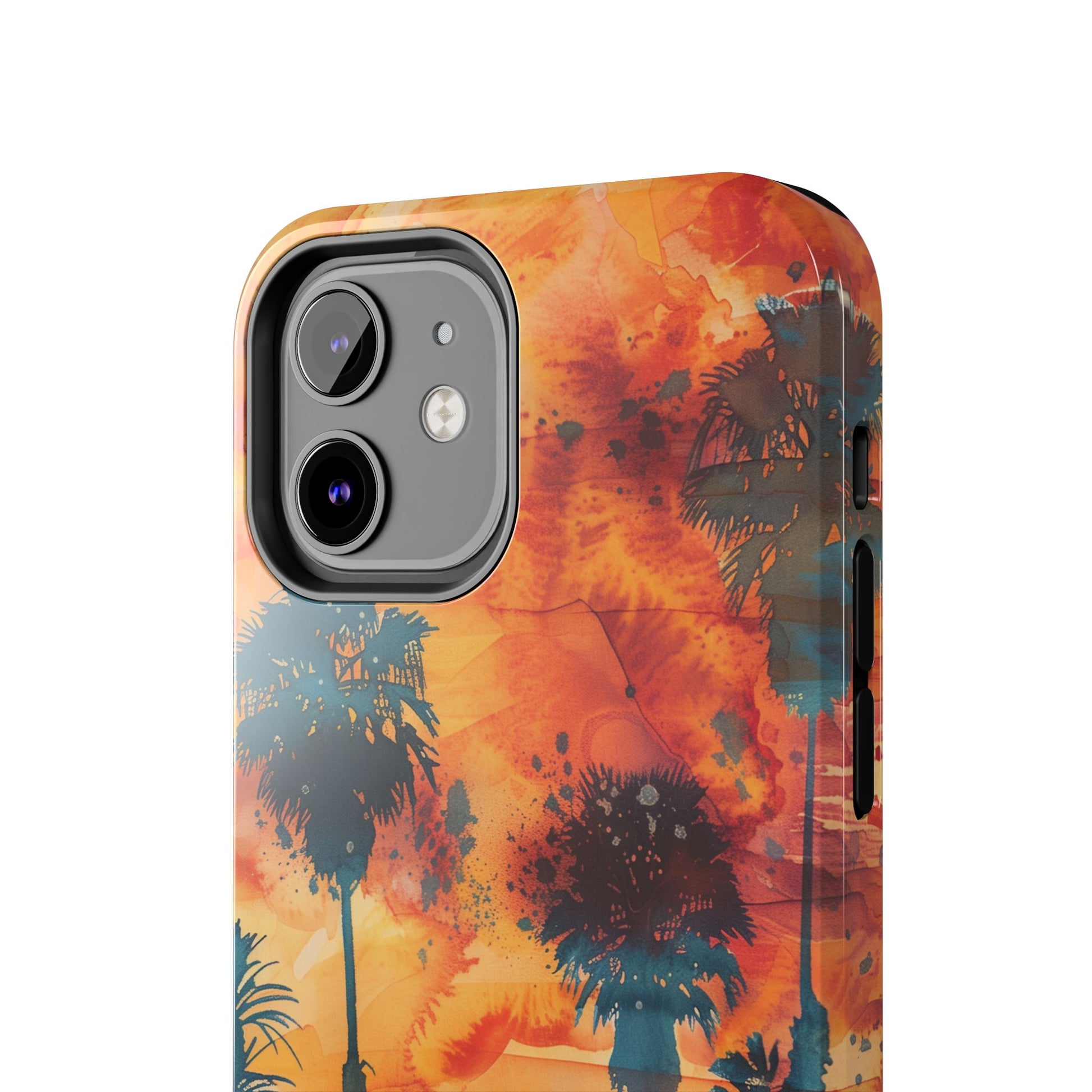 Los Angeles Sunset iPhone Case, Golden Hour Scenic View, Hollywood Hills Sunset Phone Case, Palm Trees Phone Case, iphone 15 pro max case