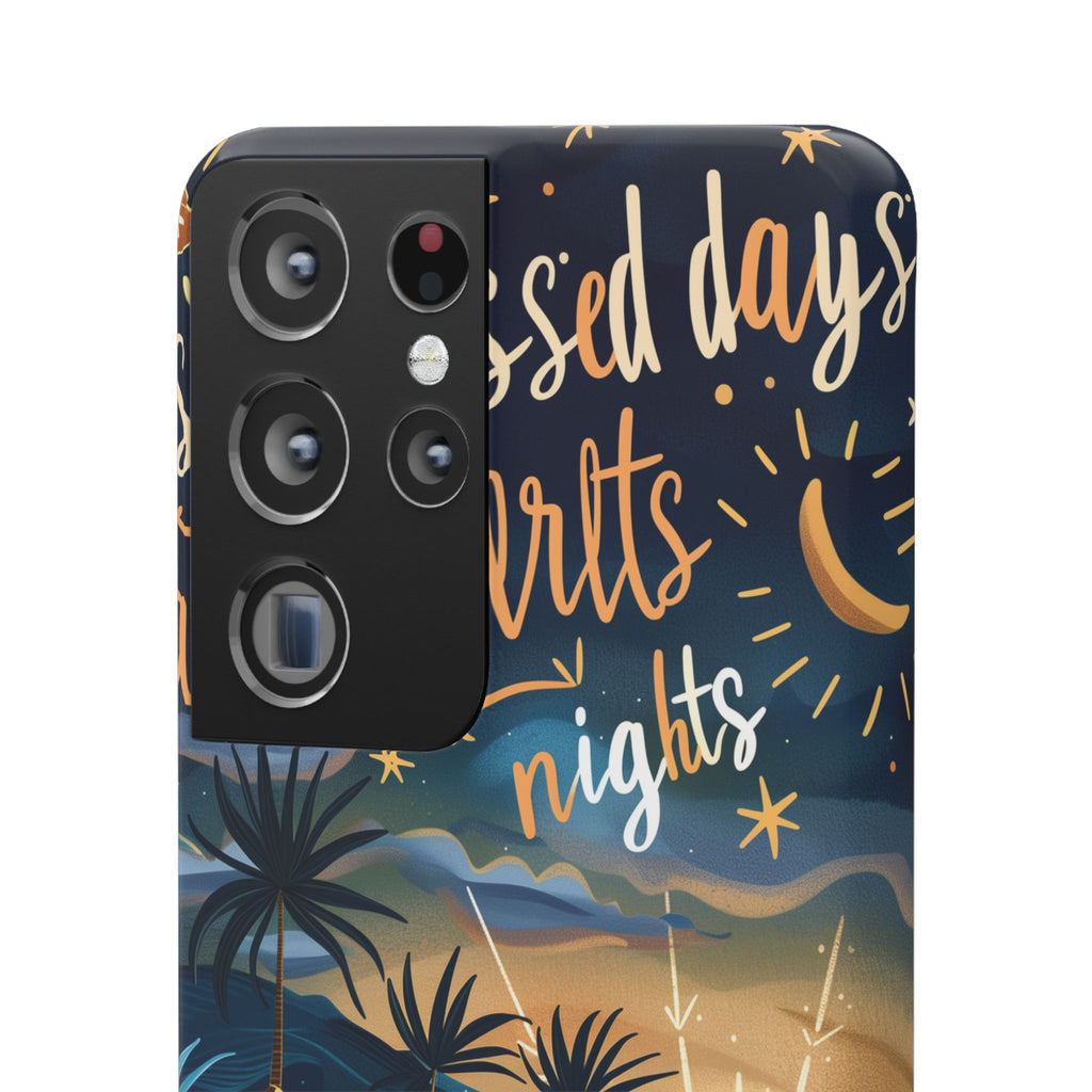 Sun Kissed Days and Starlit Nights Slim Case for Android