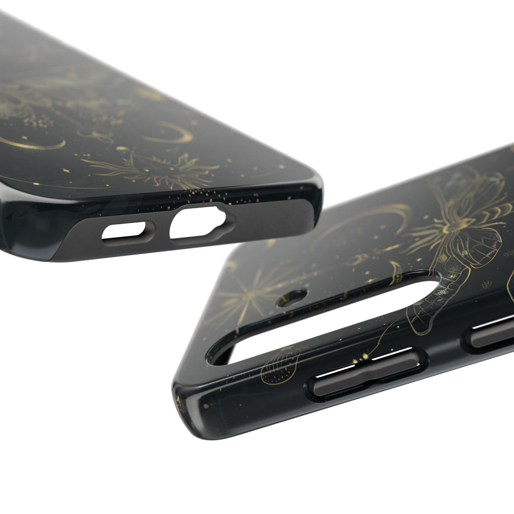 C Dark Academia Mystical Phone Case, Mystical Moth Phone Case, Vintage Magic Witchcraft iPhone Cover, Esoteric Nature Art, iPhone 15 Pro Max
