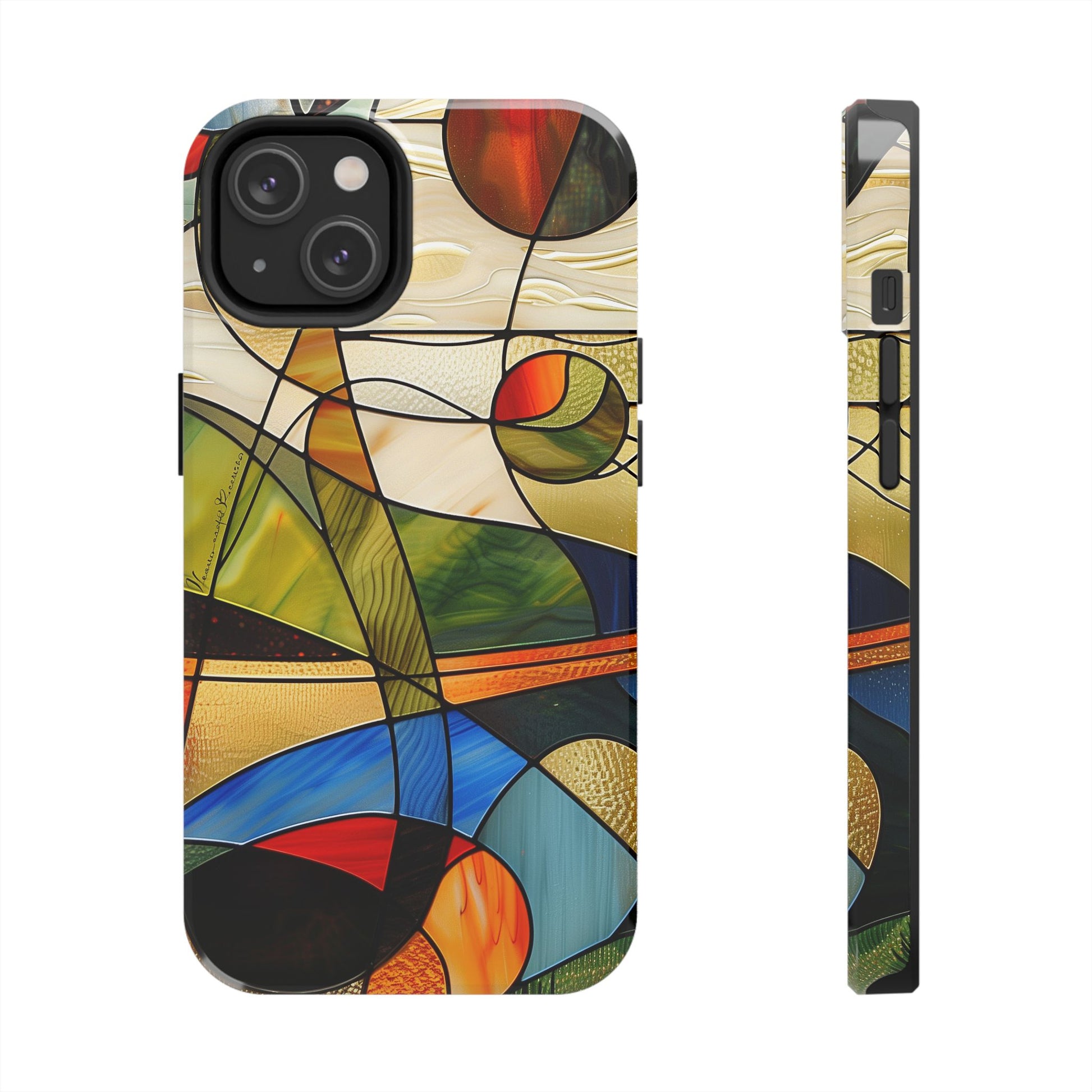 Frank Lloyd Wright Inspired Stained Glass Phone Case, Artistic iPhone Case, Architectural Design, Art Deco iphone Case, iphone 15 pro max