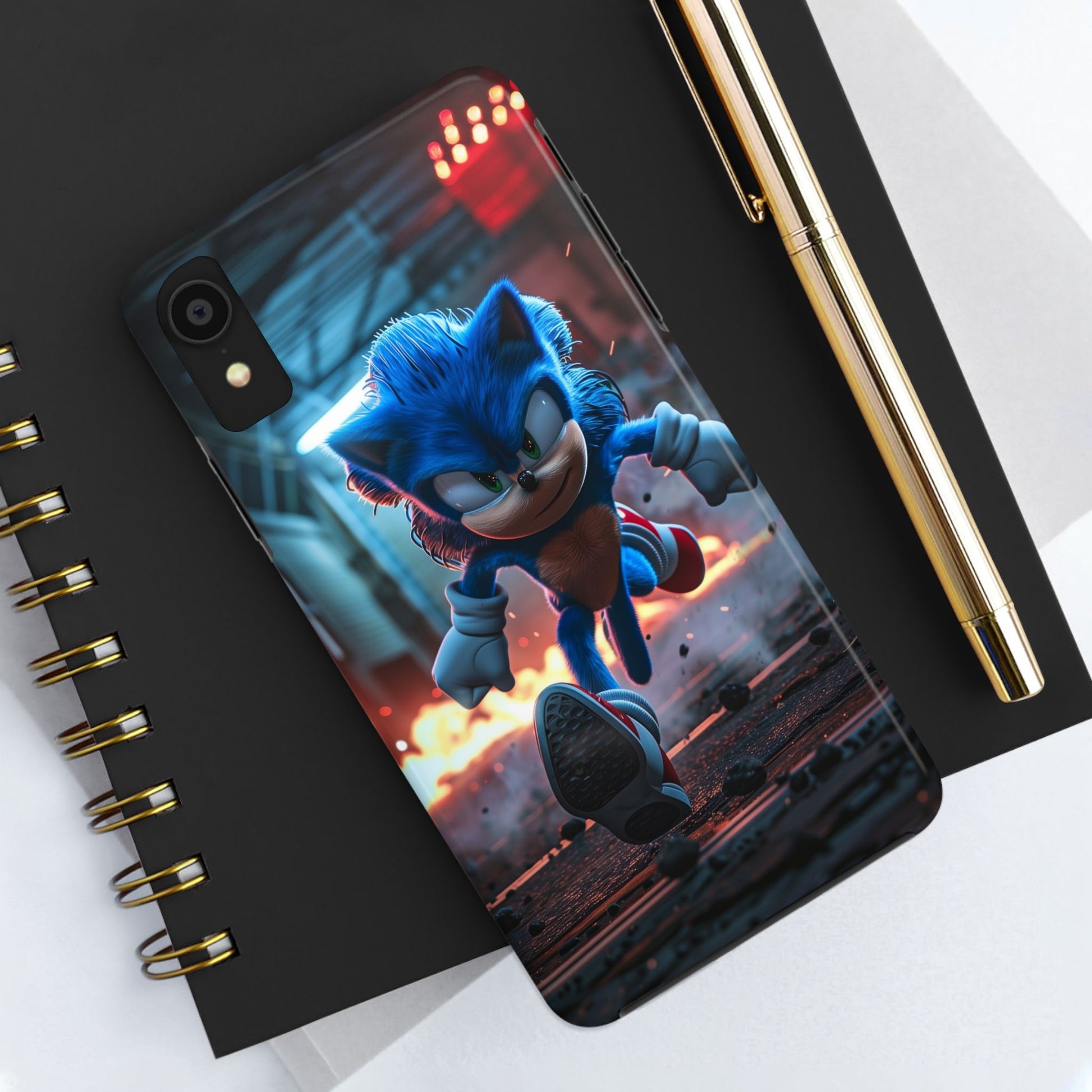 Durable Sonic Phone Case - Protective Sonic the Hedgehog Design - Tough Mobile Cover - Fun Video Game Phone Accessory
