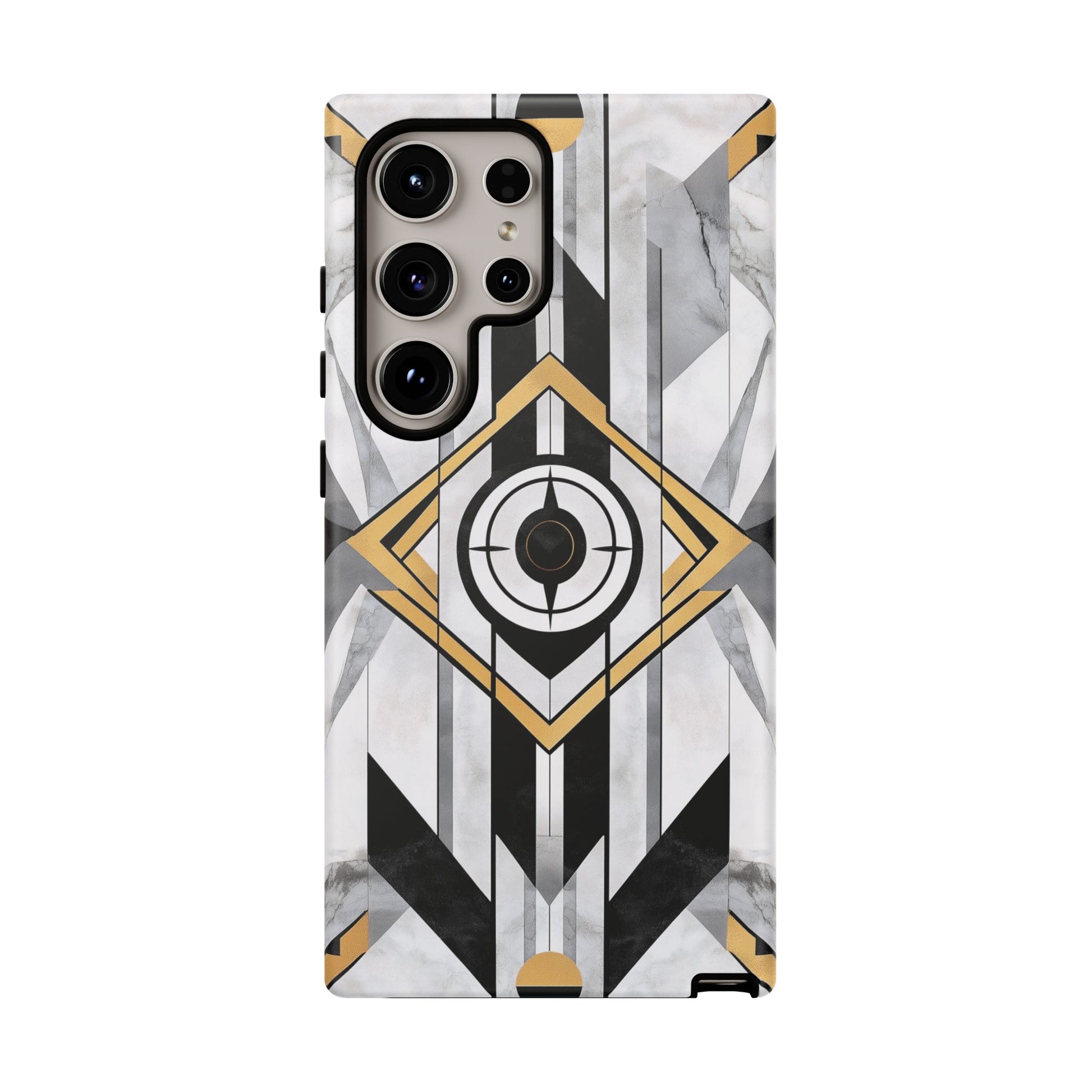 Frank Lloyd Wright Inspired White Phone Case Geometric Stained Glass Art Deco Great Gatsby 13 14 15 16 iPhone Pro Max Galaxy Pixel