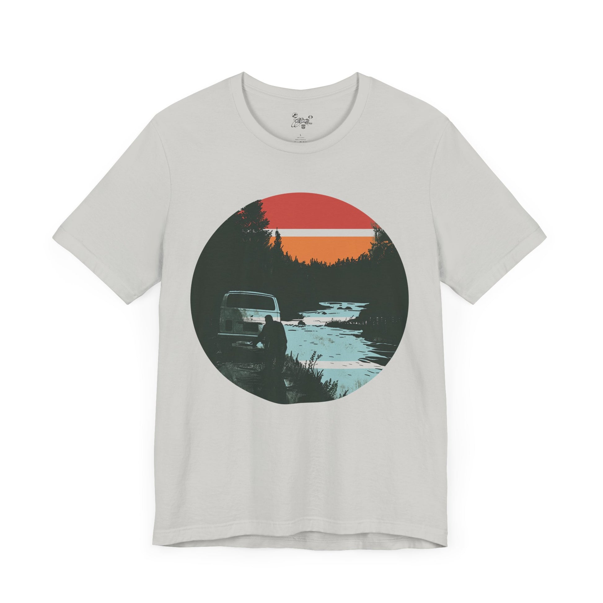 Van Down by the River Tshirt Van Life Camping Shirt Vintage Graphic Tee, Funny Tshirt, SNL Fan Mens Shirt Womens Shirt