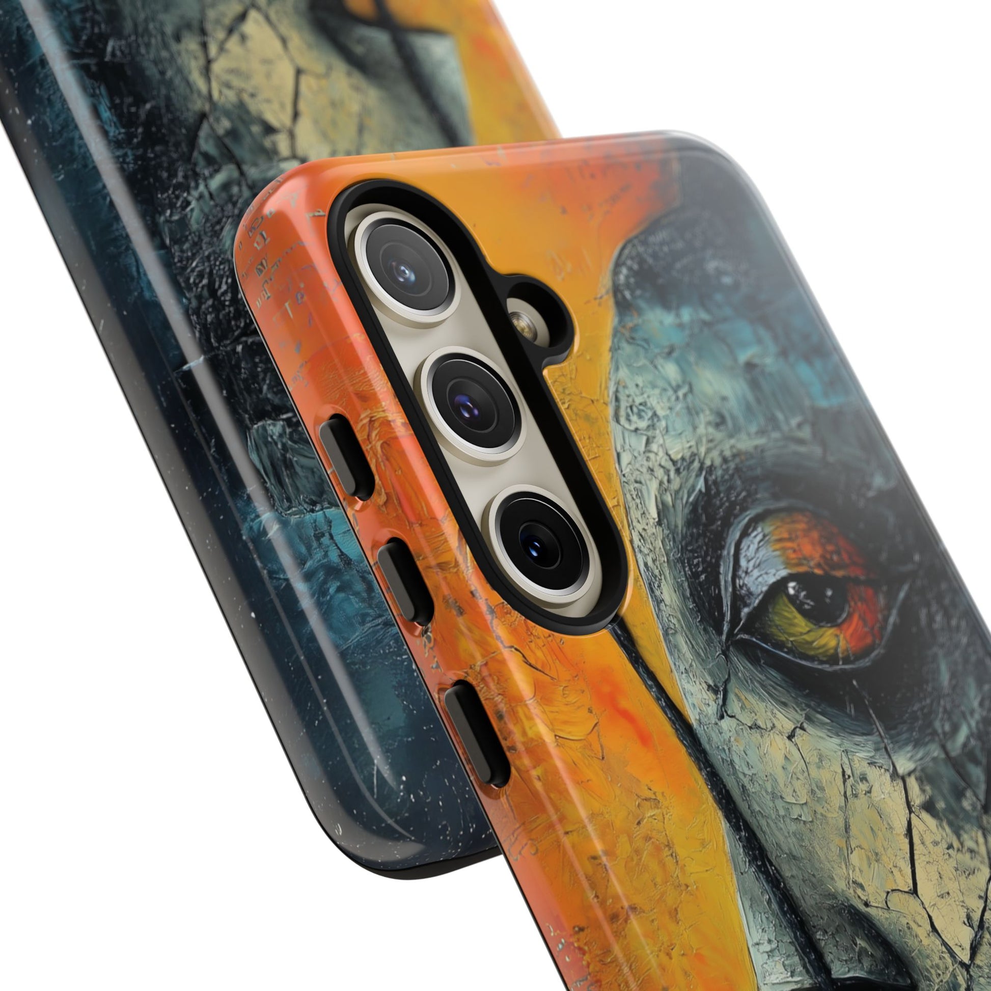 Surrealist Art Phone Case Salvador Dali Style Face Tough Case Unique Artistic 3D Textured Look Surrealism Gift Art iPhone 13 14 15 16