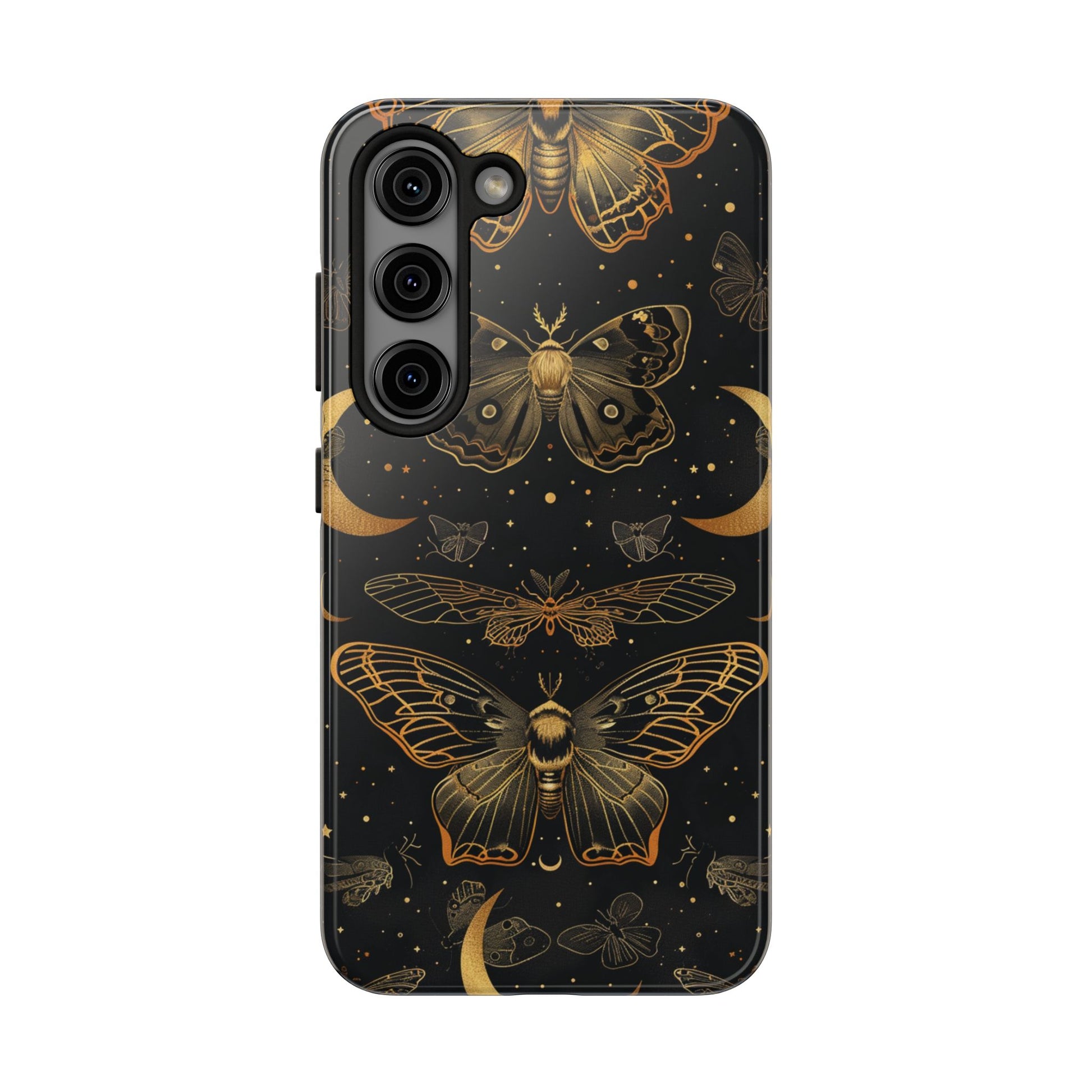D Dark Academia Mystical Phone Case, Mystical Moth Phone Case, Vintage Magic Witchcraft iPhone Cover, Esoteric Nature Art, iPhone 15 Pro Max