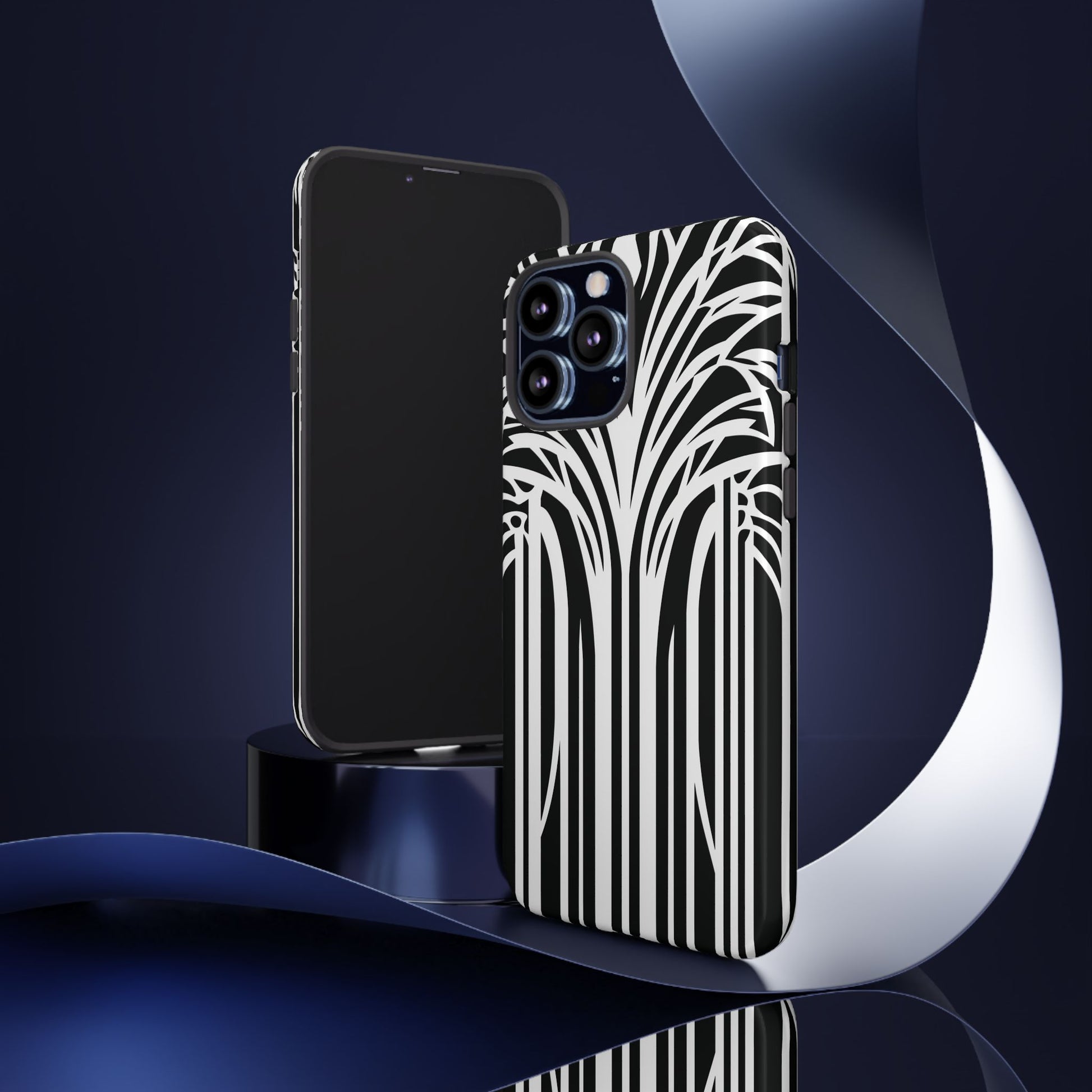 Blank White Art Deco Palm Tree Phone Case Design Lempicka Frank Lloyd Wright Prairie Style Stylish iphone 13 14 15 16 Pro Max Plus Galaxy