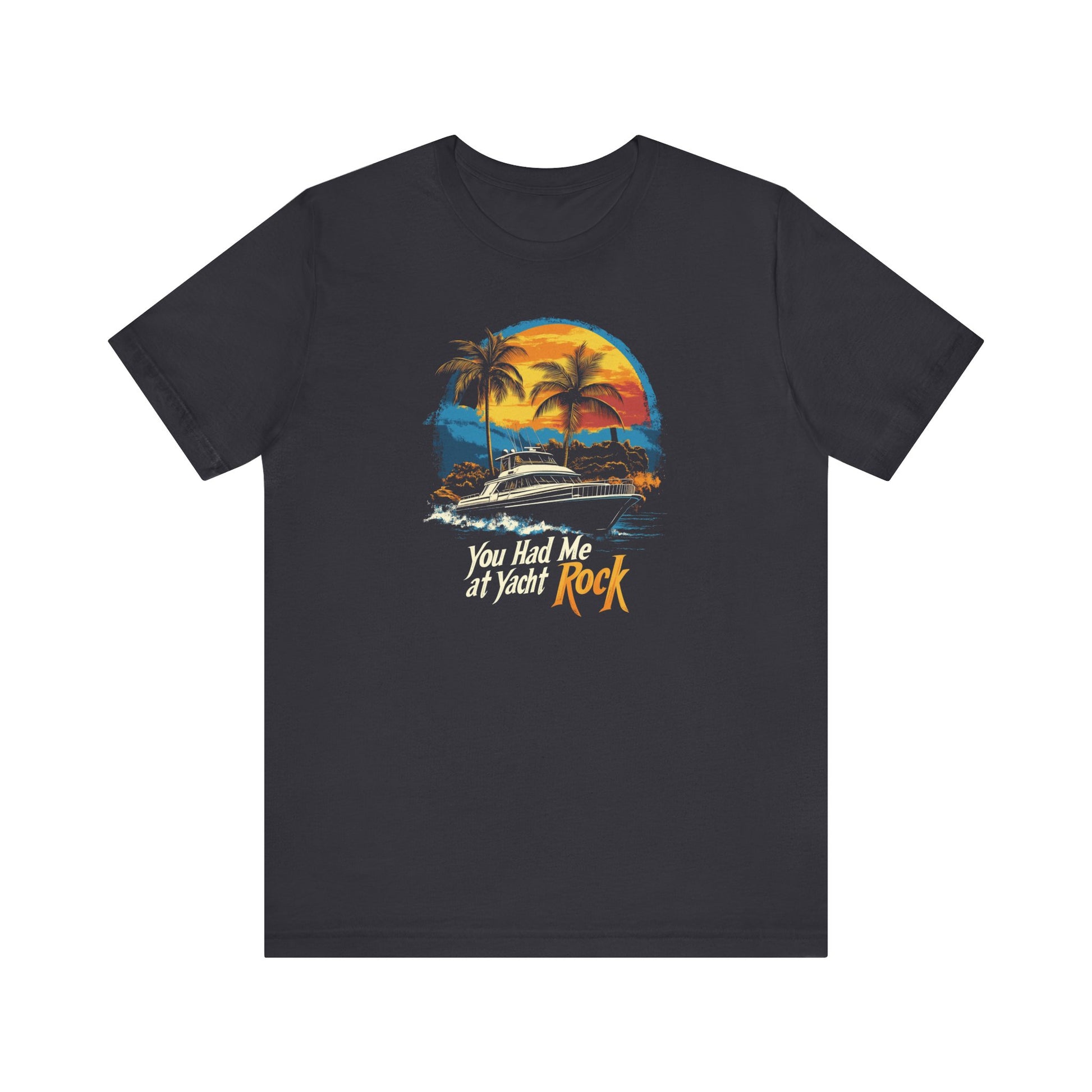 Yacht Rock Tee, Unisex T-Shirt, Sailing Ocean Sunset Shirt, Nautical Beach Graphic Tee, Boat Captain Gift