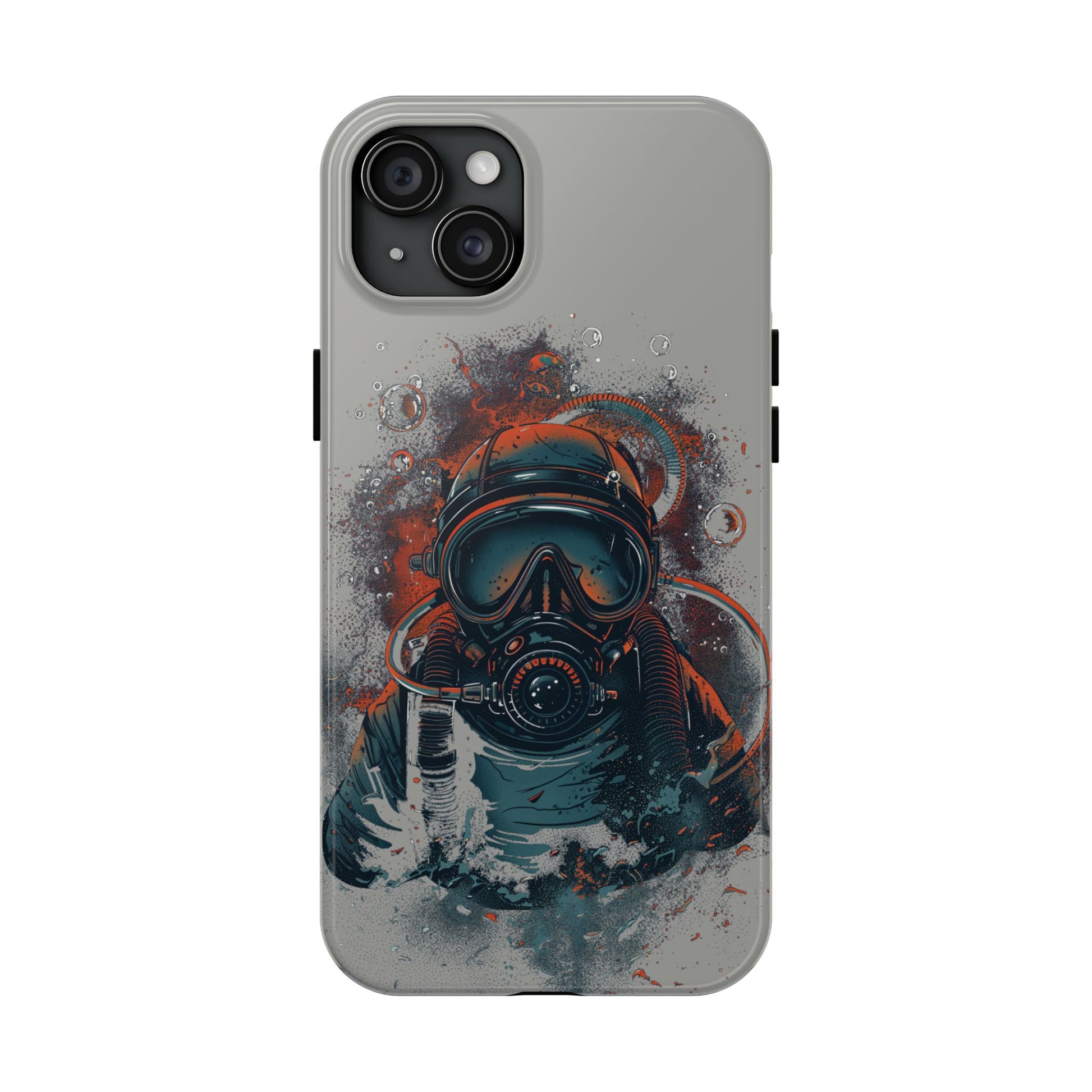 Light Custom iPhone Case, Personalized Phone Case, SCUBA Phone Case, SCUBA Diver Case, Custom Diver Phone Case, Gift for SCUBA Diver