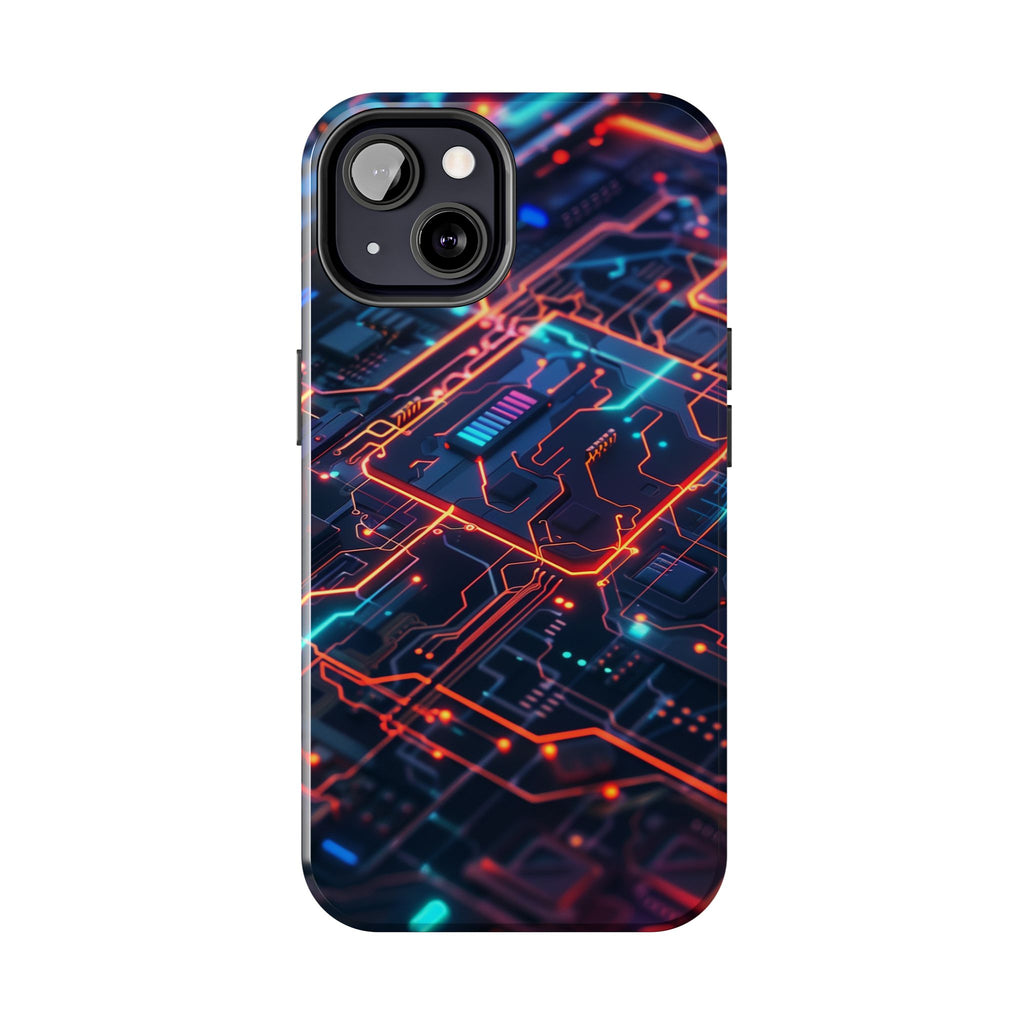 Circuit Board Phone Case, Futuristic Circuit Phone Case, High-Tech Gift, Custom Sci-Fi Phone Case, iphone 15 pro max
