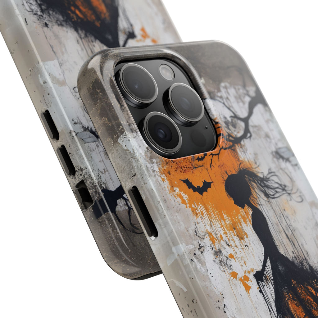 Halloween Gothic Dark Academia Street Art Fall Autumn Girl Urban Graffiti Phone Case Street iPhone 15 Pro Max Samsung Galaxy