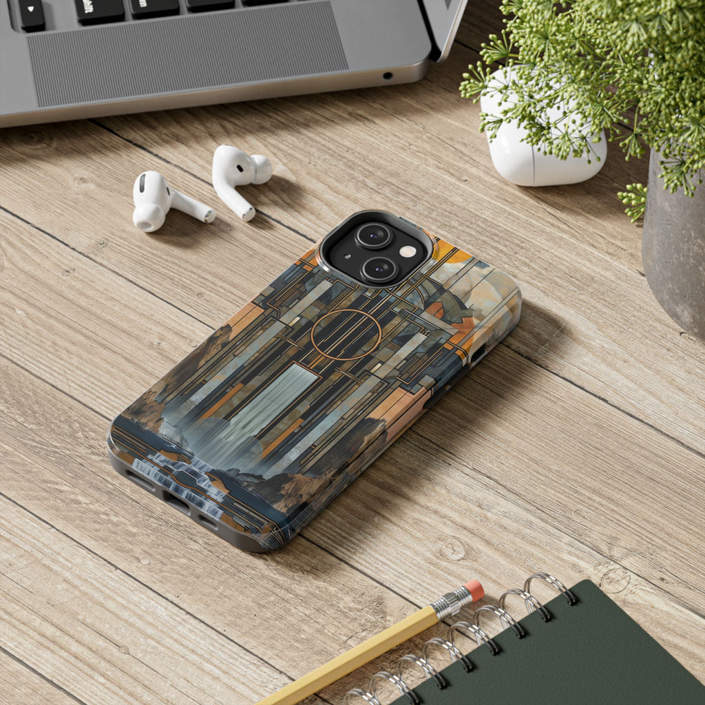 Falling Water Inspired Phone Case - Frank Lloyd Wright Design - Architectural Phone Cover - Unique Phone Accessory