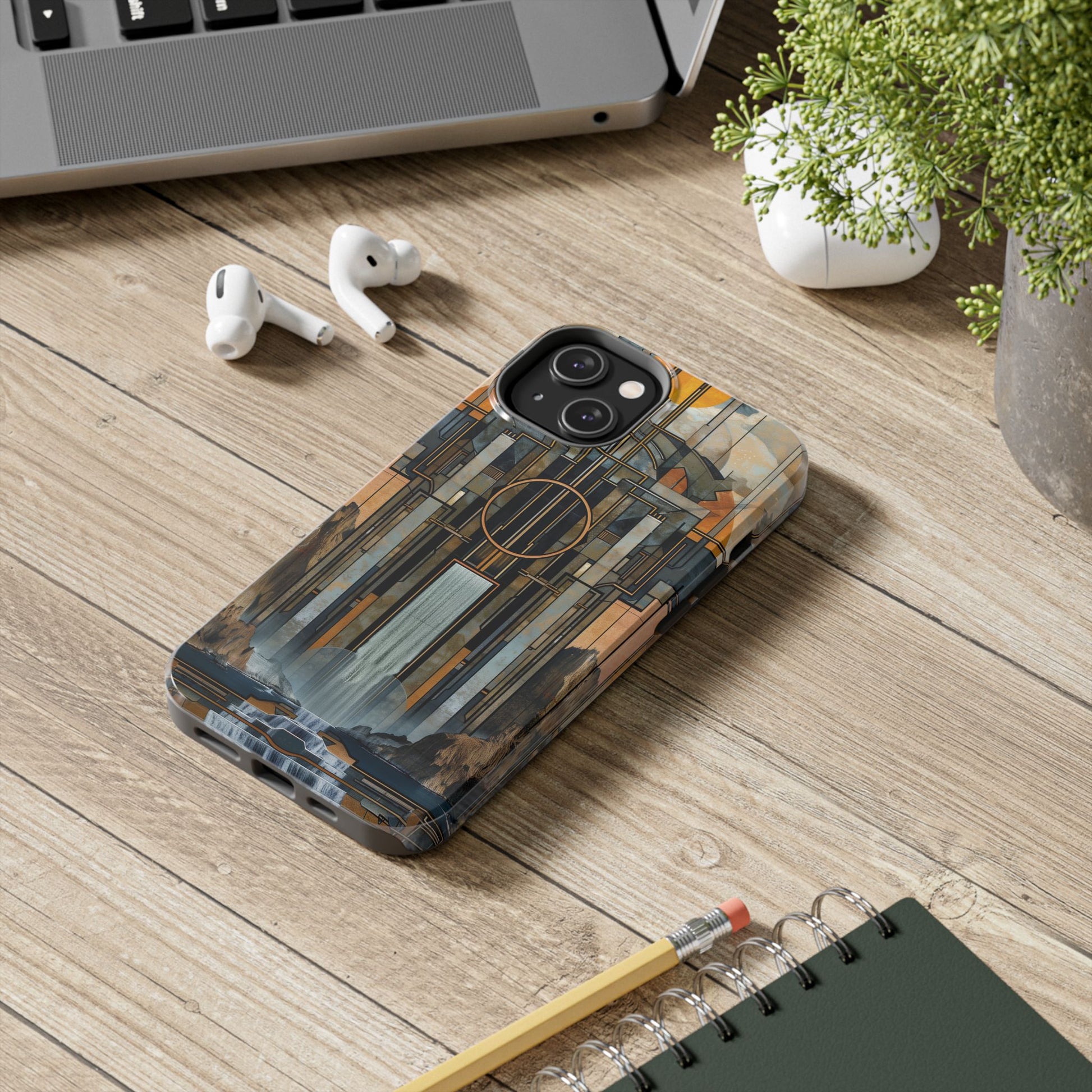 Falling Water Inspired Phone Case - Frank Lloyd Wright Design - Architectural Phone Cover - Unique Phone Accessory