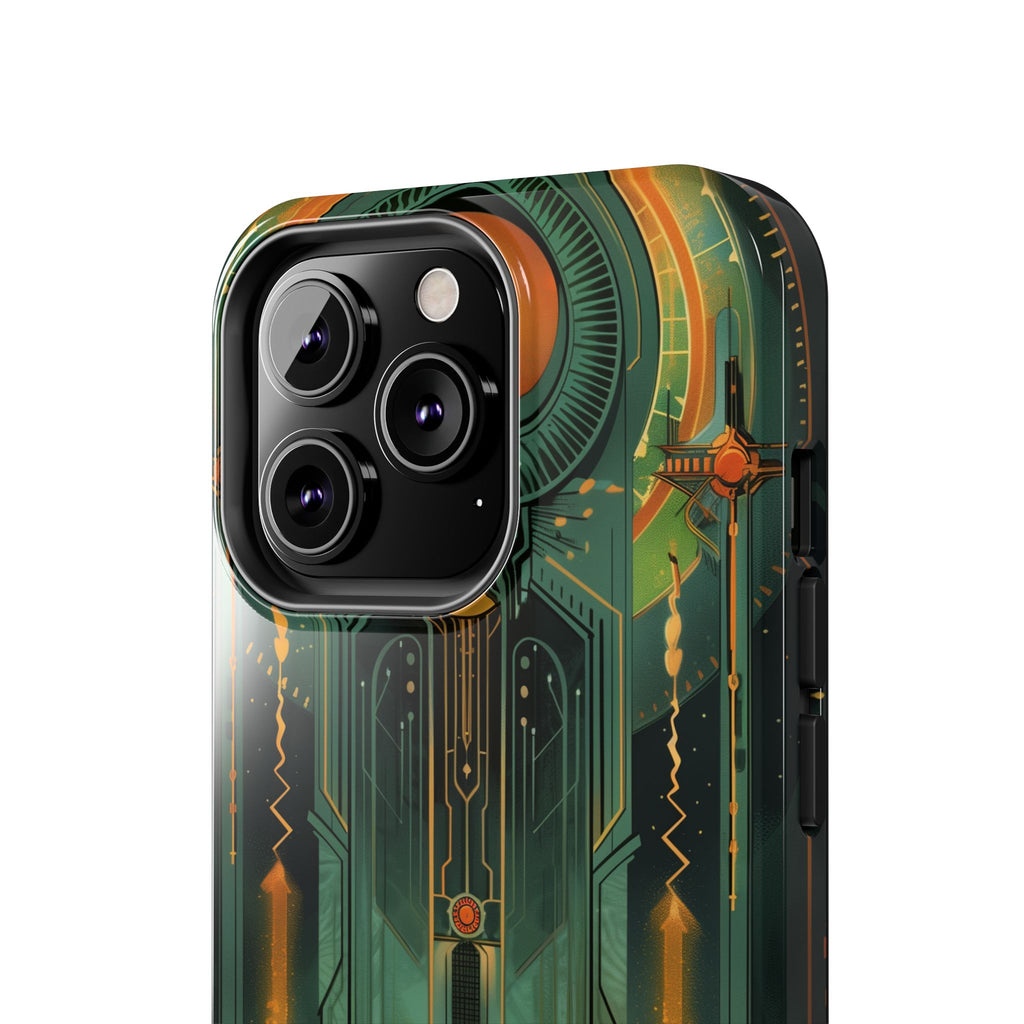 Art Deco Phone Case, Architecture Phone Case, Durable iPhone Case, Gift for Architect, iPhone 14 Case, Art Deco Building Phone Case