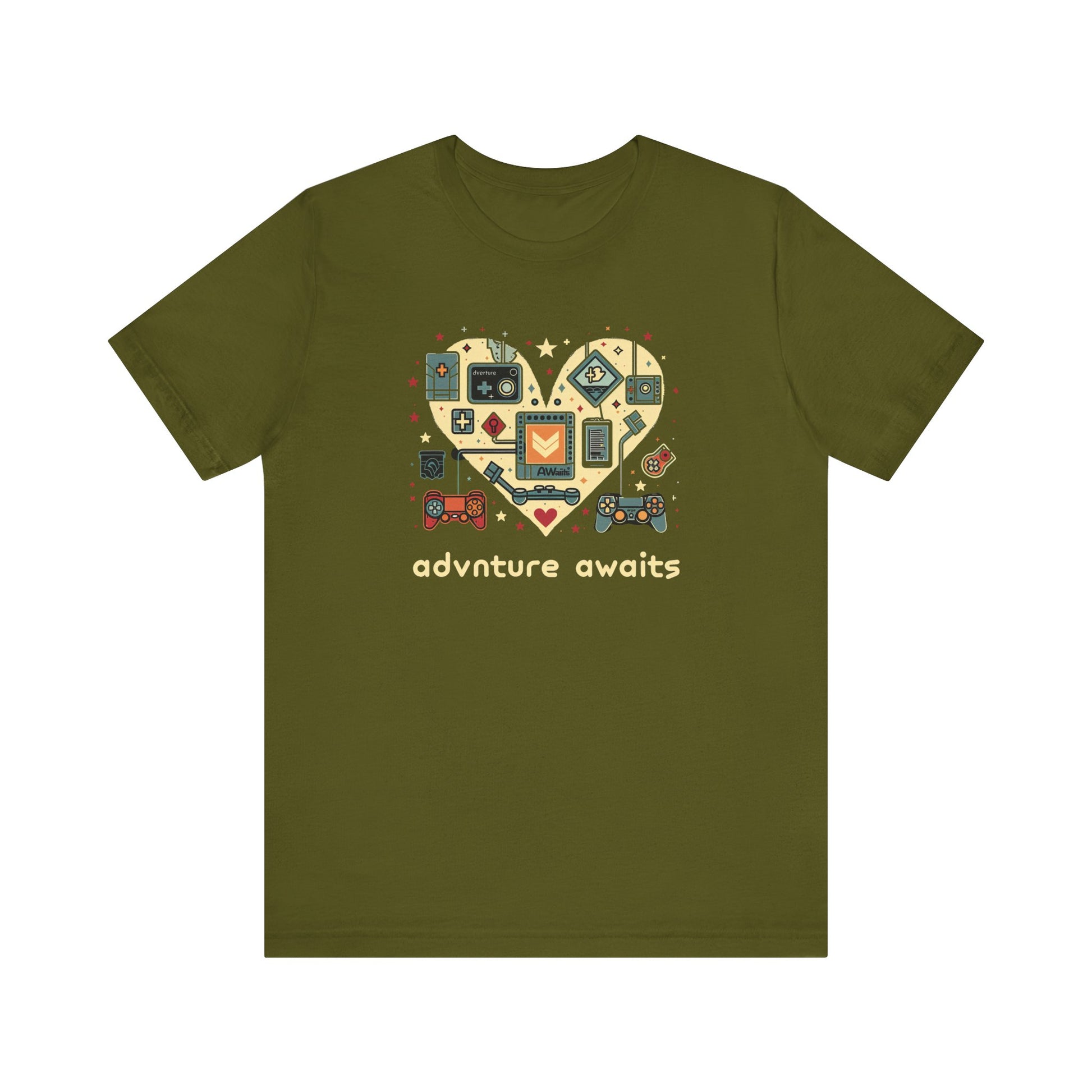 Geeky Gamer Tee, Game Night Shirt, Playful Retro Game Night Shirt, Adventure Awaits, Perfect Gamer Gift, Adventure Awaits Shirt