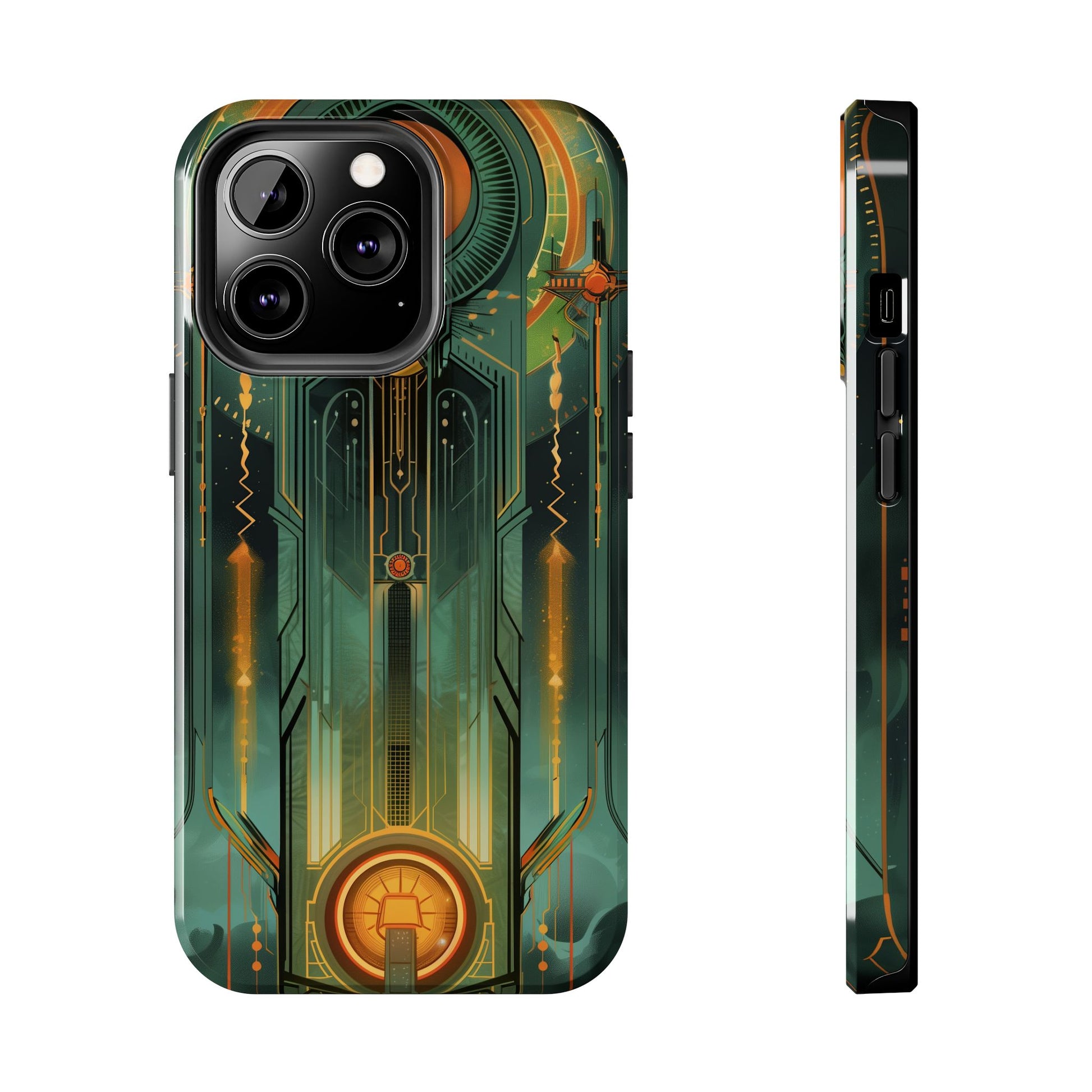 Art Deco Phone Case, Architecture Phone Case, Durable iPhone Case, Gift for Architect, iPhone 14 Case, Art Deco Building Phone Case