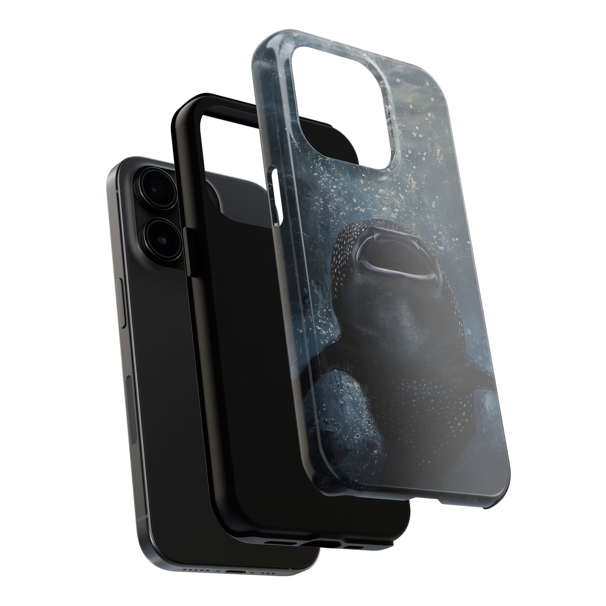 Rising Majesty: Whale Shark Feeding Tough Phone Case