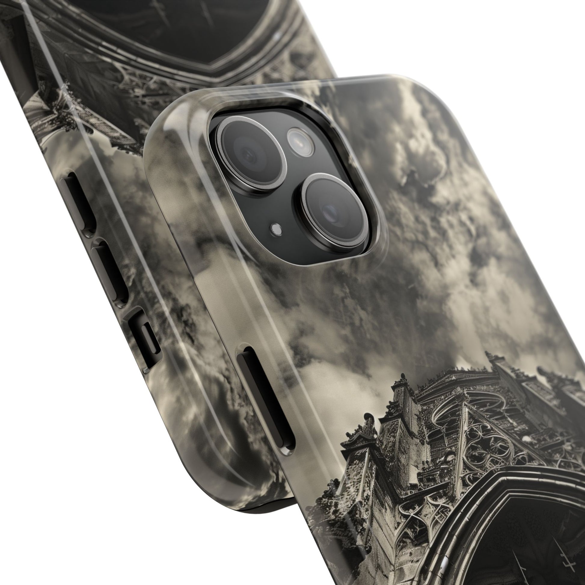 Gothic Art Phone Case Dark Academia, Cathedral Phone Case, Halloween Spooky Season, Gothic Architecture, Gargoyle Phone iPhone 15 Pro Max