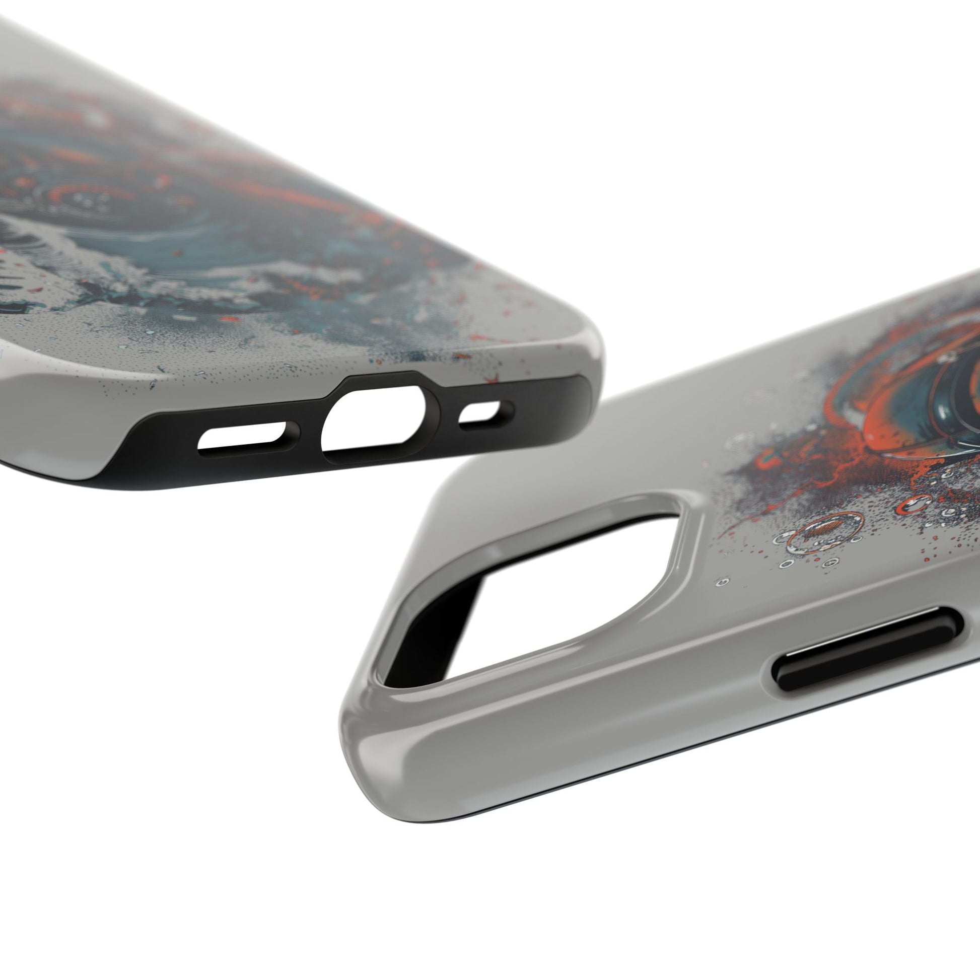 Light Custom iPhone Case, Personalized Phone Case, SCUBA Phone Case, SCUBA Diver Case, Custom Diver Phone Case, Gift for SCUBA Diver