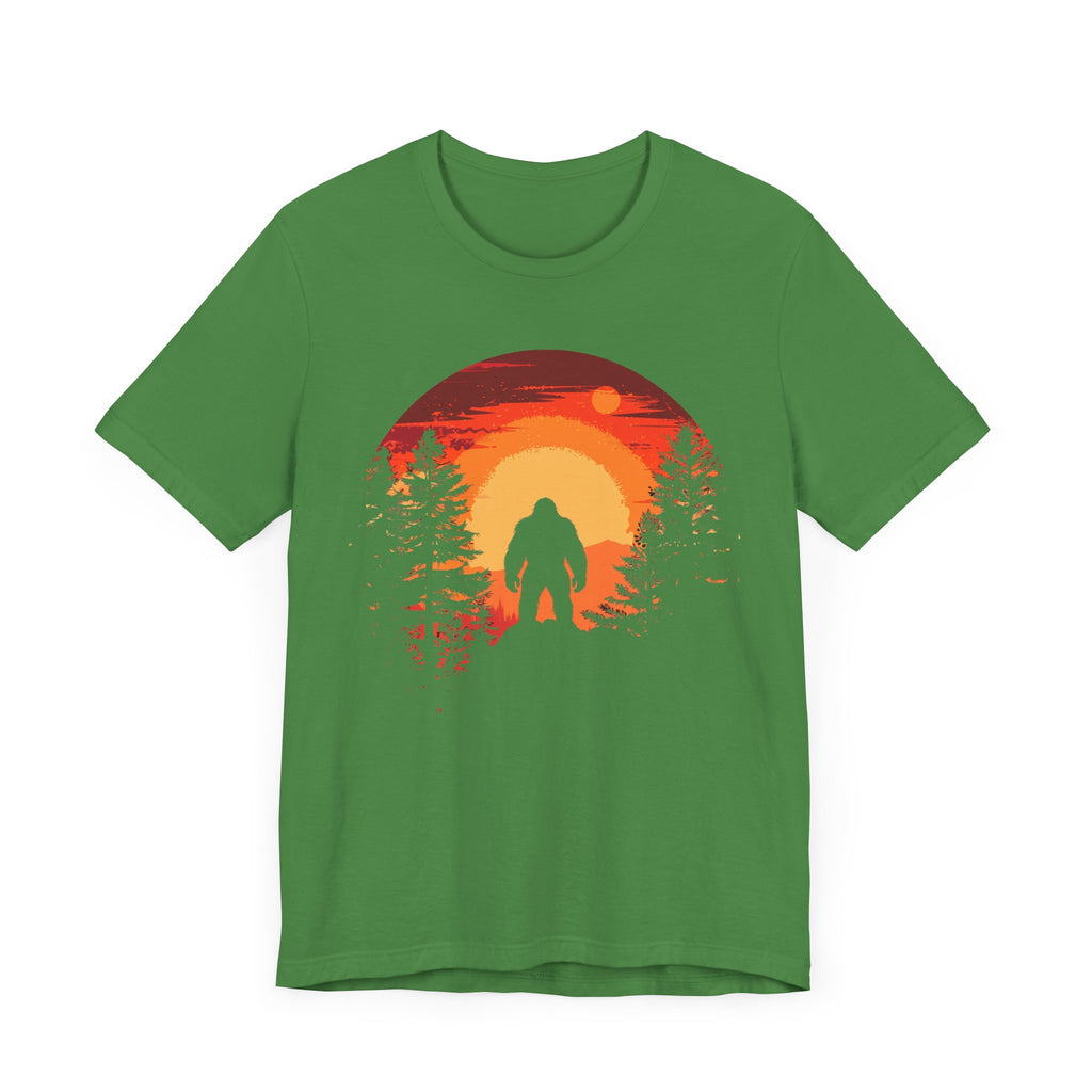 Bigfoot Tshirt, Bigfoot Sunset Tshirt, Camping Shirt, Outdoors Shirt, Bigfoot Sunset Shirt, Shirt for Camping, Camping Trip Shirt