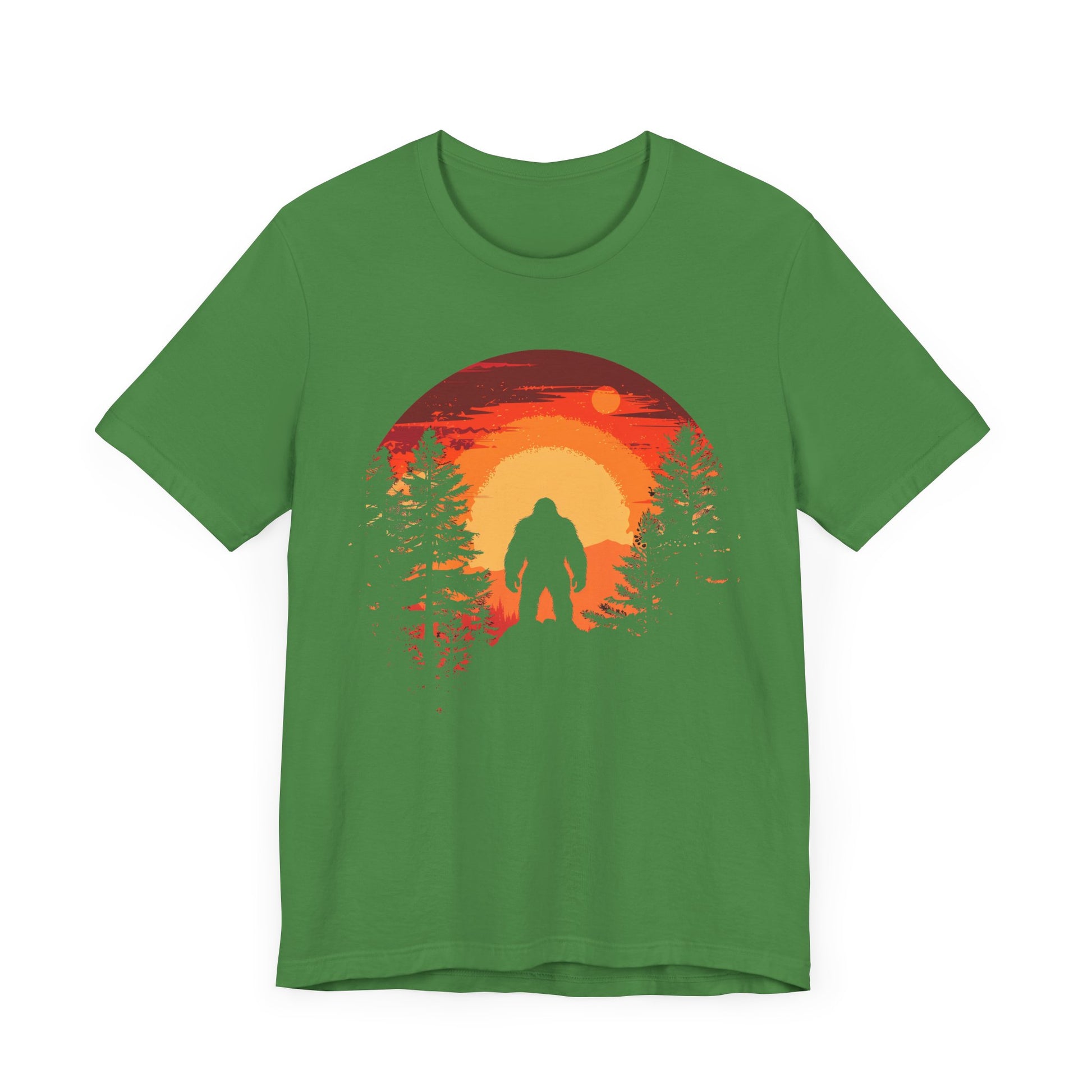 Bigfoot Tshirt, Bigfoot Sunset Tshirt, Camping Shirt, Outdoors Shirt, Bigfoot Sunset Shirt, Shirt for Camping, Camping Trip Shirt