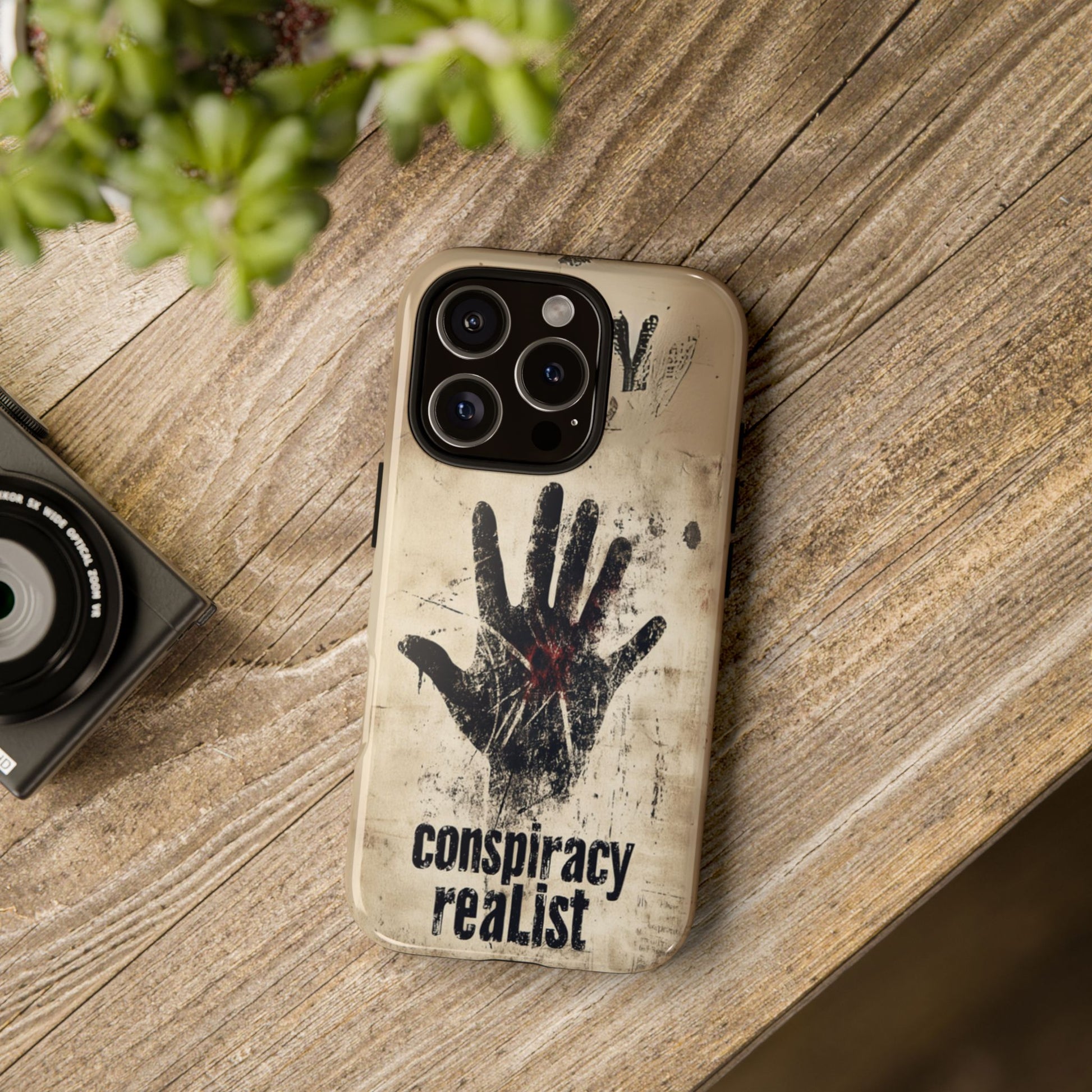 Conspiracy Theories Paranormal Mystery UFO X-Files Inspired Ghostly Hand Conspiracy Realist Cryptid iPhone 13 14 15 16 Pro Max Galaxy Pixel