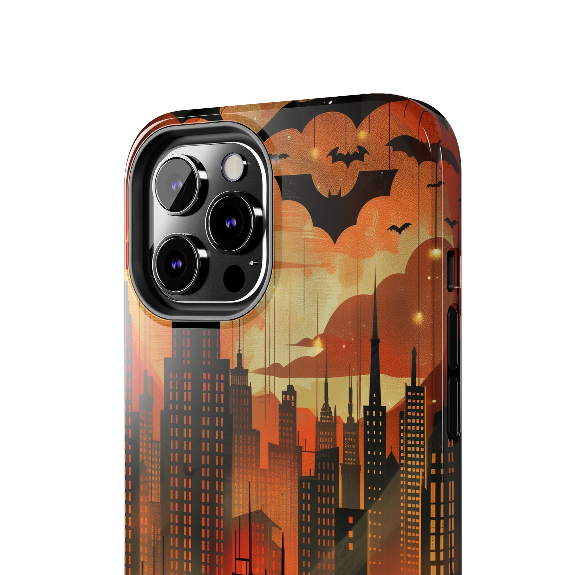 Batman Inspired Phone Case - Gotham Art Deco Style - Comic Book Hero Phone Cover - Unique Superhero Accessory