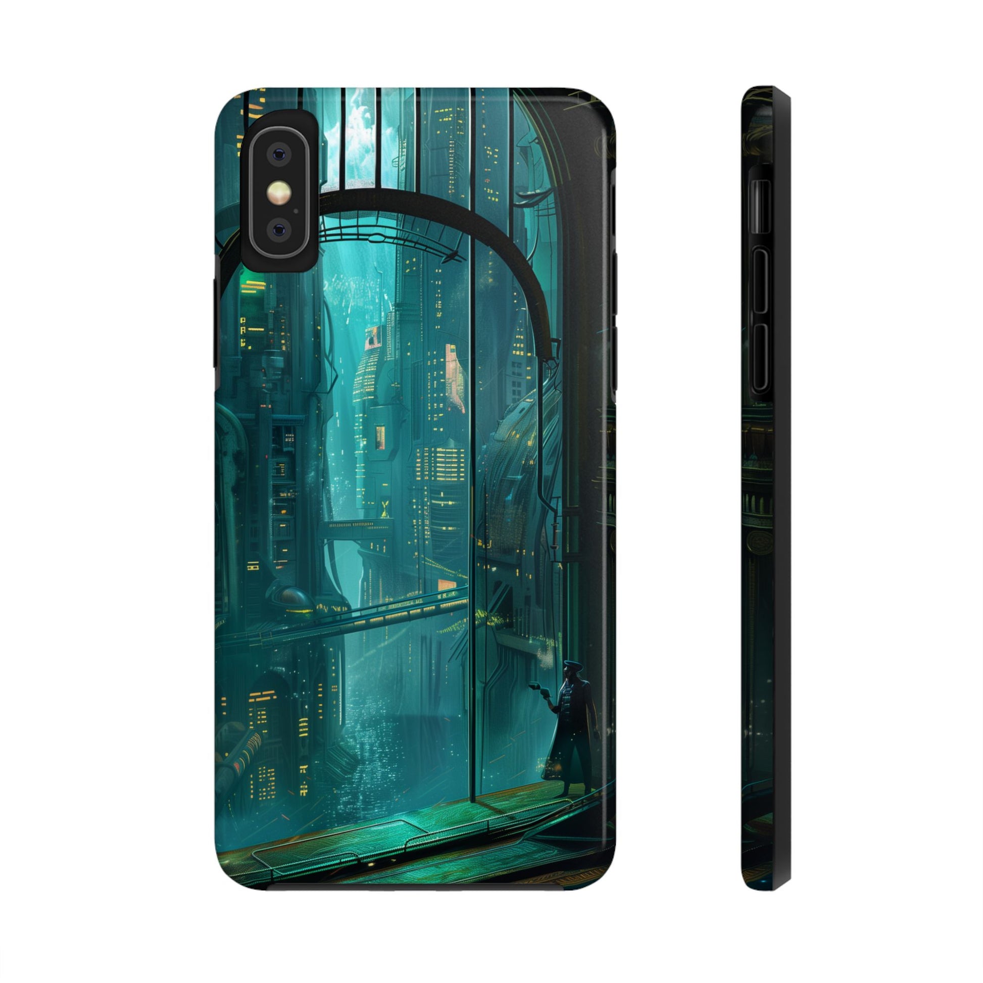 BioShock Inspired Phone Case - Underwater Art Deco City - Gaming Phone Cover - Unique Video Game Accessory