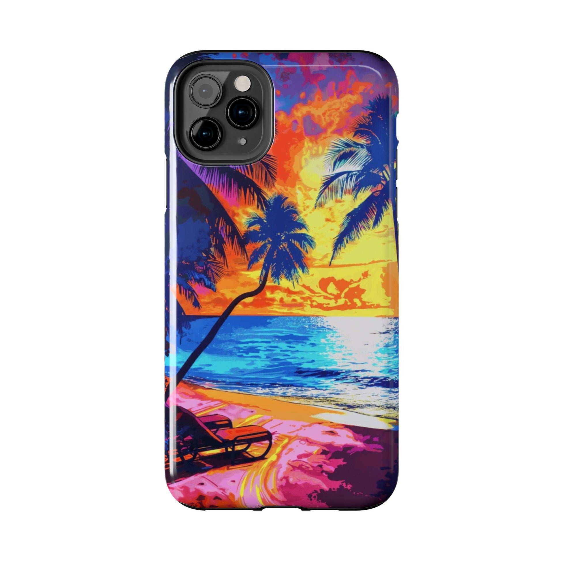 Sunset Bliss: Lisa Frank Style Phone Case