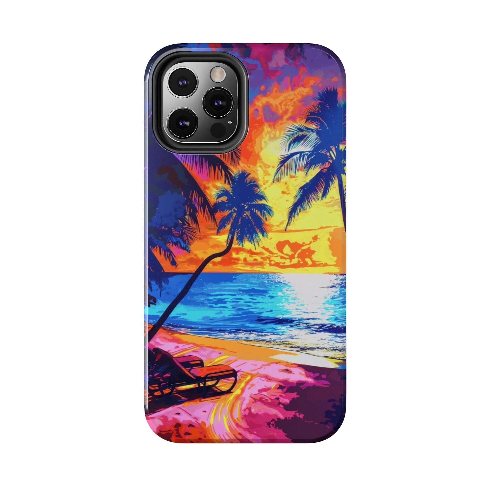 Sunset Bliss: Lisa Frank Style Phone Case