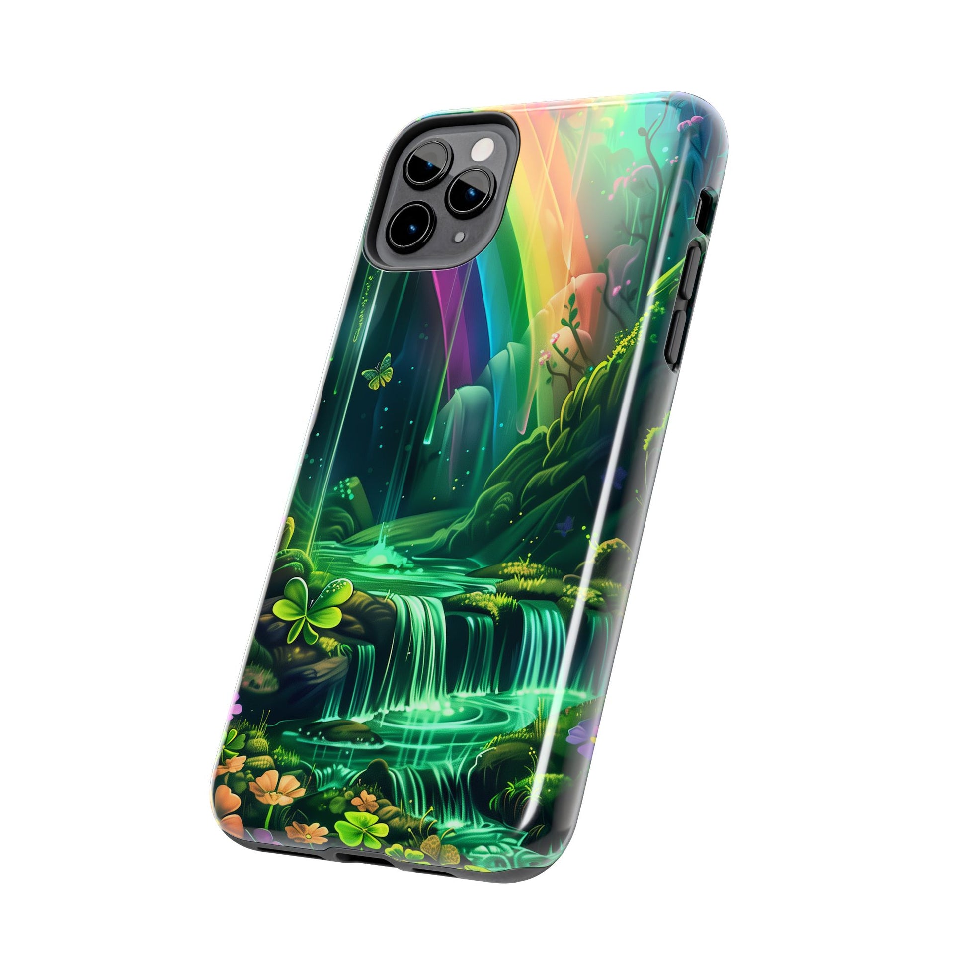 St. Patrick's Day Durable Phone Case, Lucky Phone Case Design, Durable Irish Luck Protective Cover, Holiday Gift Idea