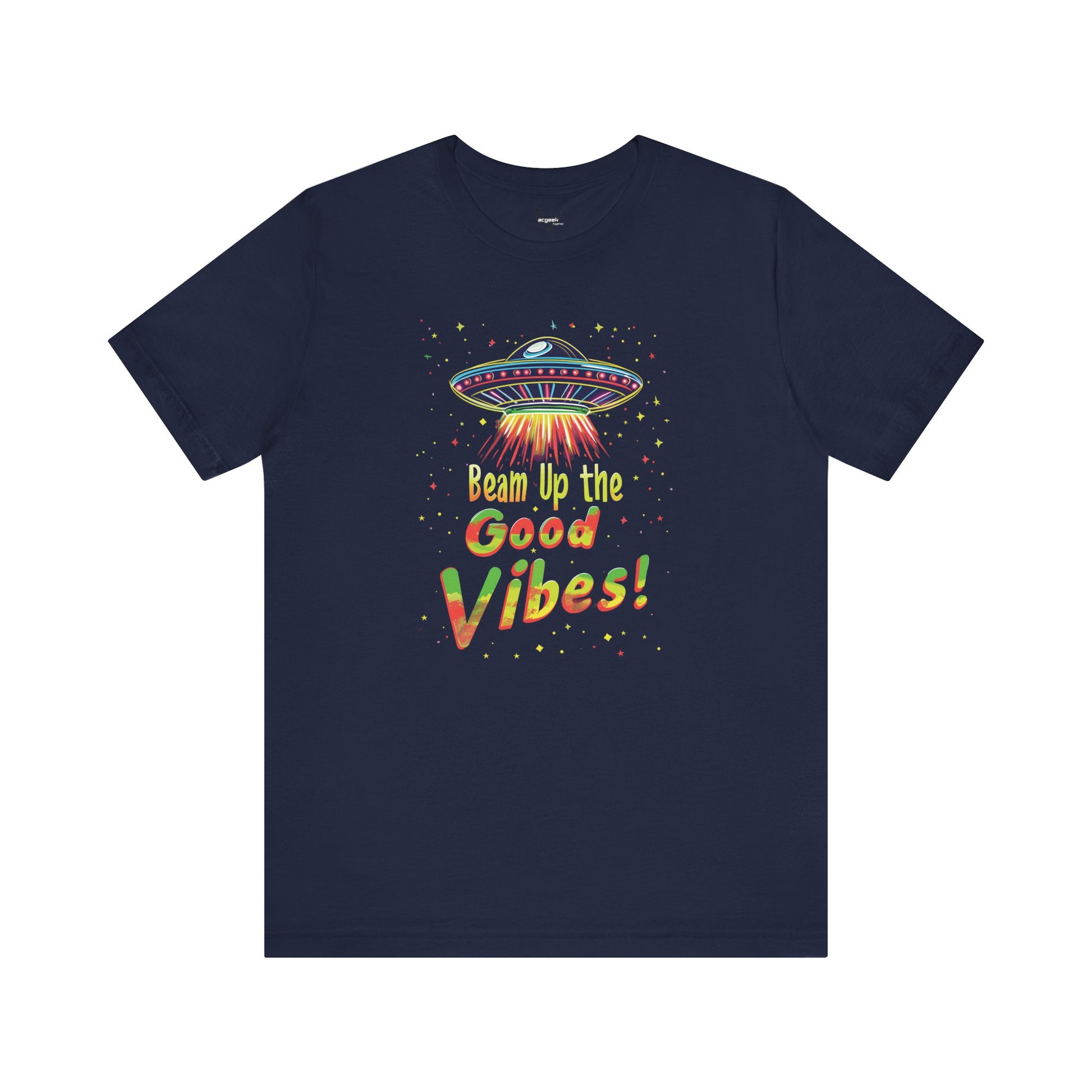 Positivity Nerd Shirt UFO Geek Shirt, Good Vibes SciFi Shirt Gamer Shirt, Funny Nerd Shirt, Nerd Humor, Funny Geek Shirt, Custom Graphic Tee