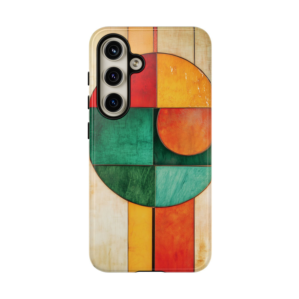 Circles Frank Lloyd Wright Usonian Prairie Phone Case Geometric Stained Glass Art Deco Marble Gold 13 14 15 16 iPhone Pro Max Galaxy Pixel