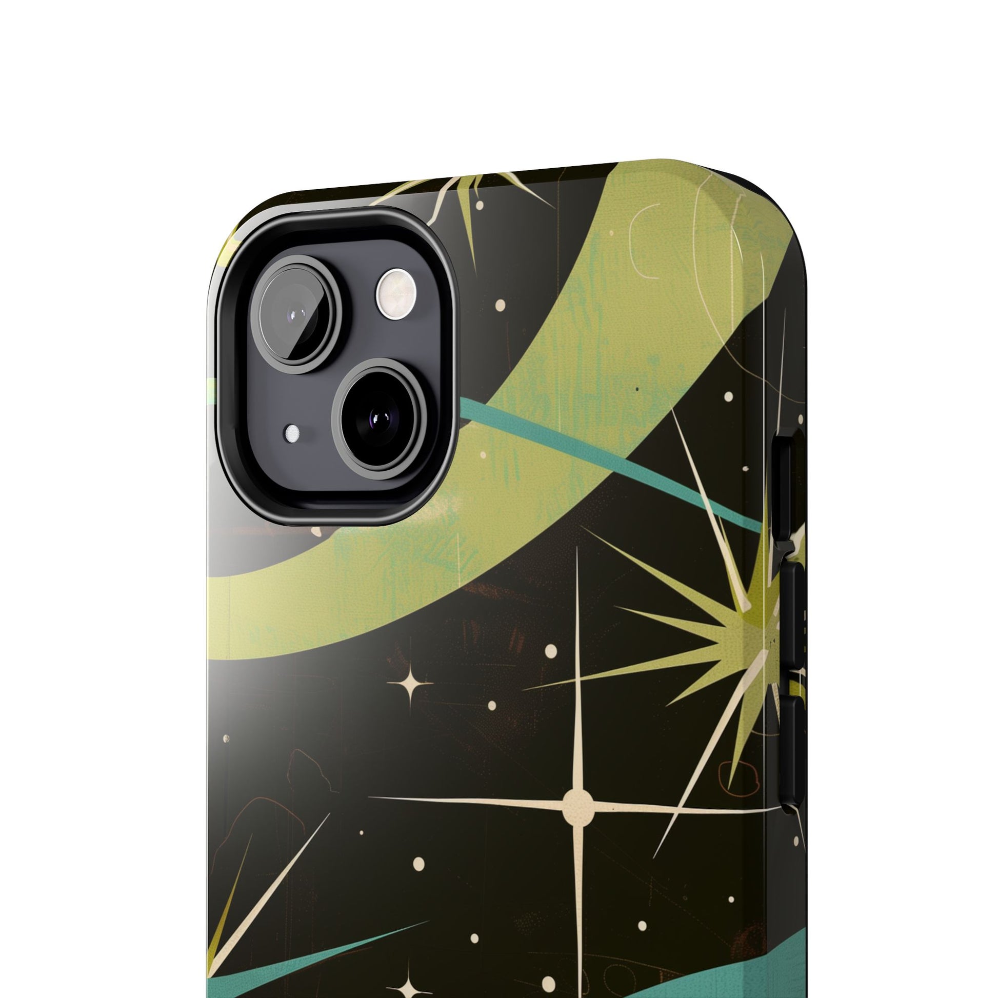 Mid Century Modern Star Design Phone Case, Earth Tone Colors, Retro Style Smartphone Cover, Vintage Phone Case, iPhone 14 Case, Apple iPhone
