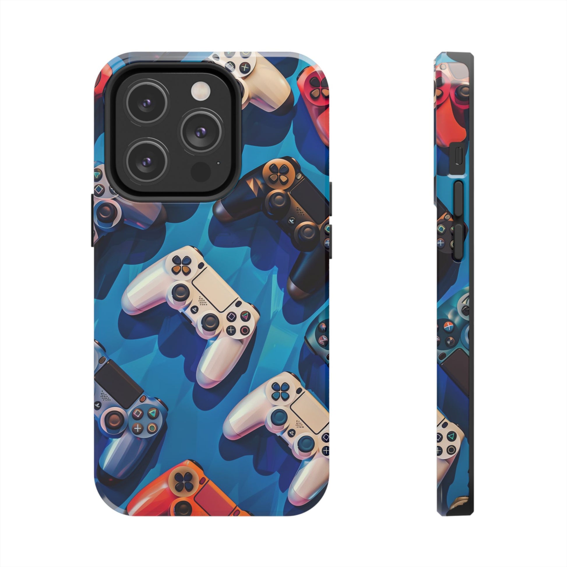 Video Game Controllers iPhone Case - Gamer Tough Phone Cover - Modern Gaming