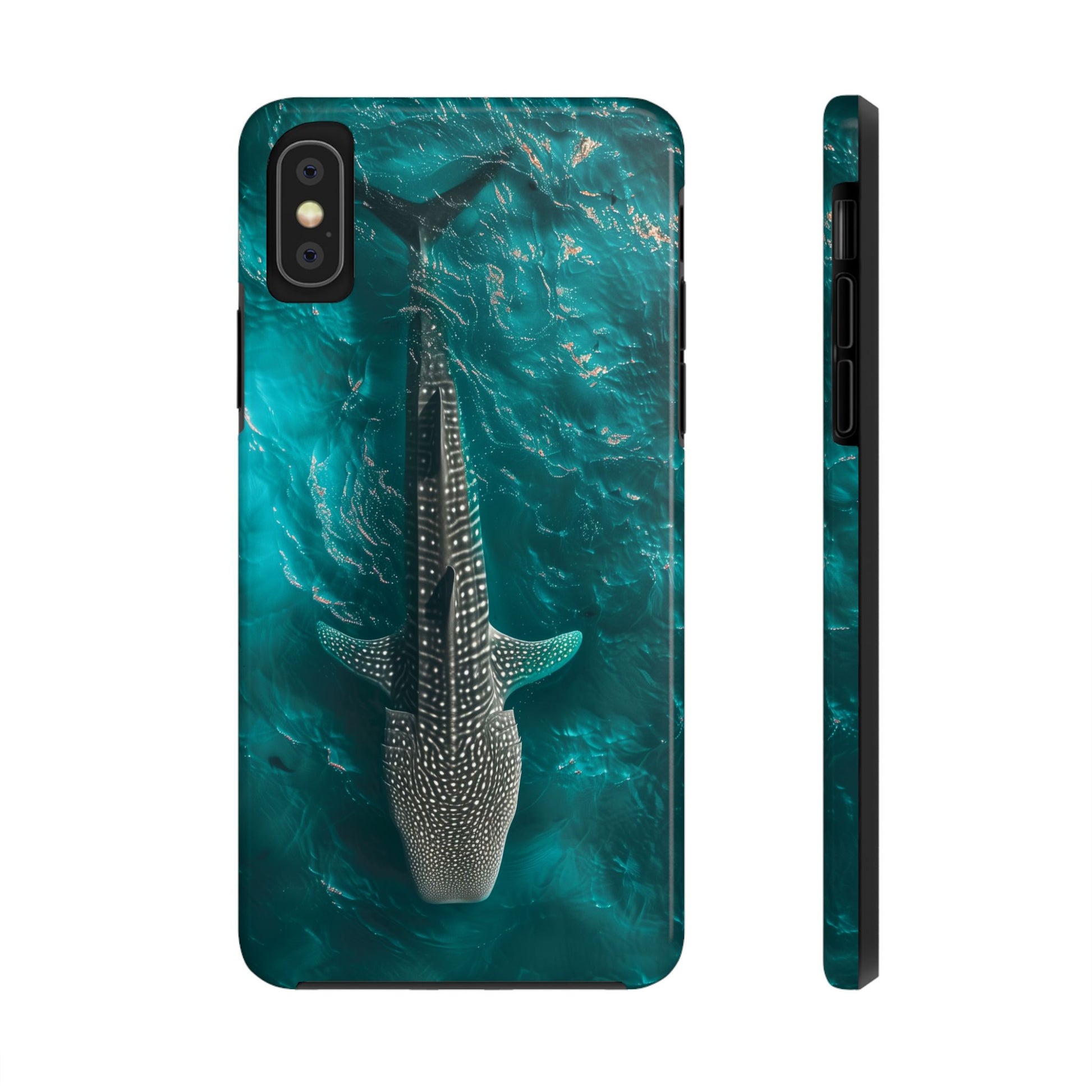 Ocean Visit: iPhone Case with Stunning Whale Shark Swimming Scene
