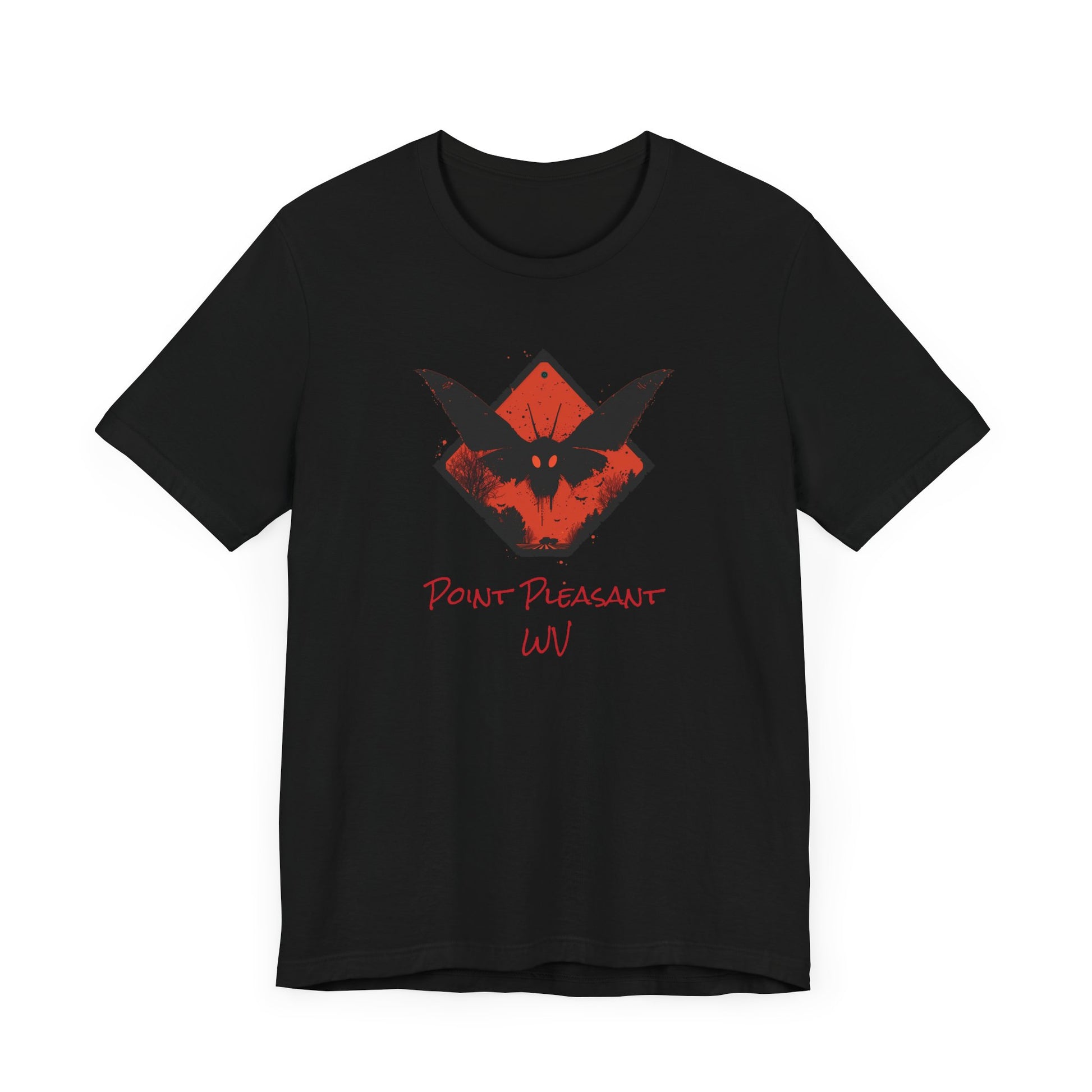 Cryptid Shirt Mothman Graphic Tee, Cryptid Crossing Sign, Ufo Alien Shirt, Cryptid Crossing Gift for Him, Ufo Research, Crypto Zoology Shirt