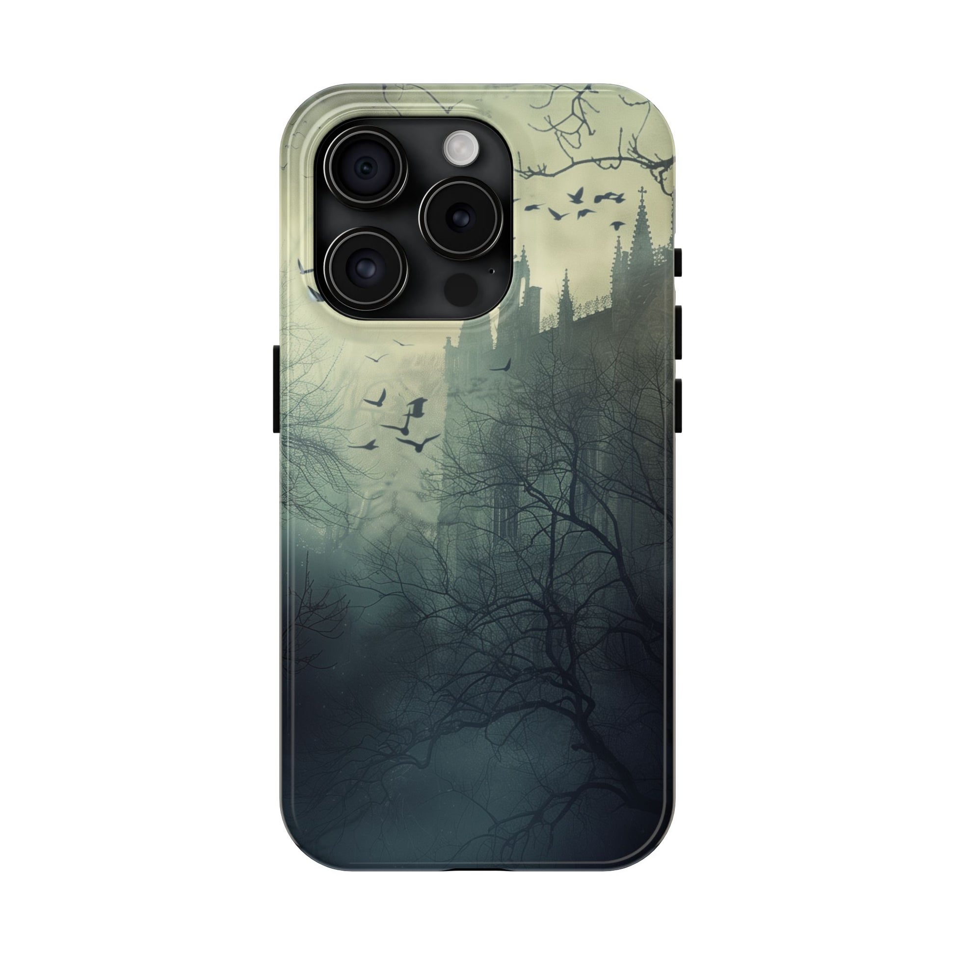 Gothic Architecture Phone Case, Dark Academia Phone Case, Moon and Tarot Case, Halloween Spooky Season, Dark Academia iPhone 15 Pro Max