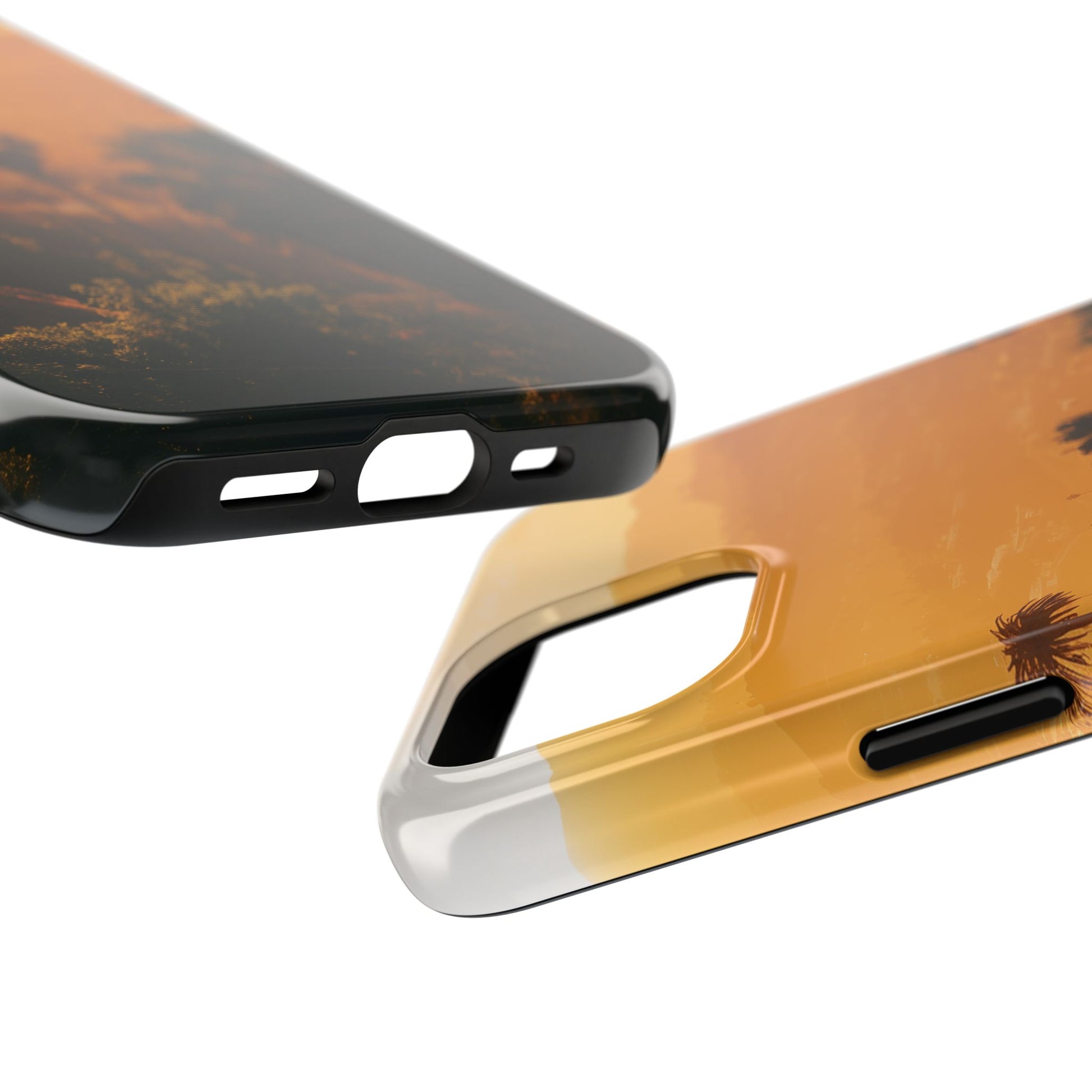 Los Angeles Sunset iPhone Case, Golden Hour Scenic View, Hollywood Hills Sunset Phone Case, Palm Trees Phone Case, iphone 15 pro max case