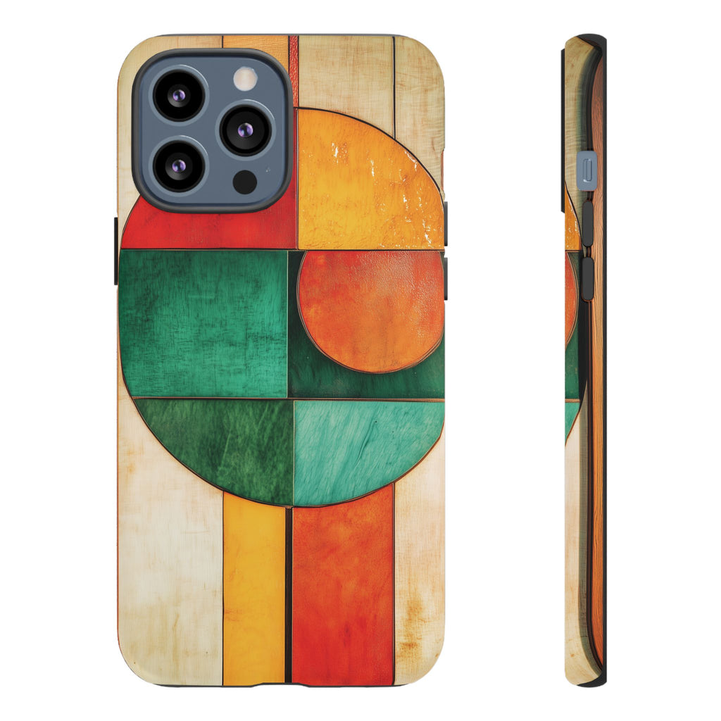 Circles Frank Lloyd Wright Usonian Prairie Phone Case Geometric Stained Glass Art Deco Marble Gold 13 14 15 16 iPhone Pro Max Galaxy Pixel