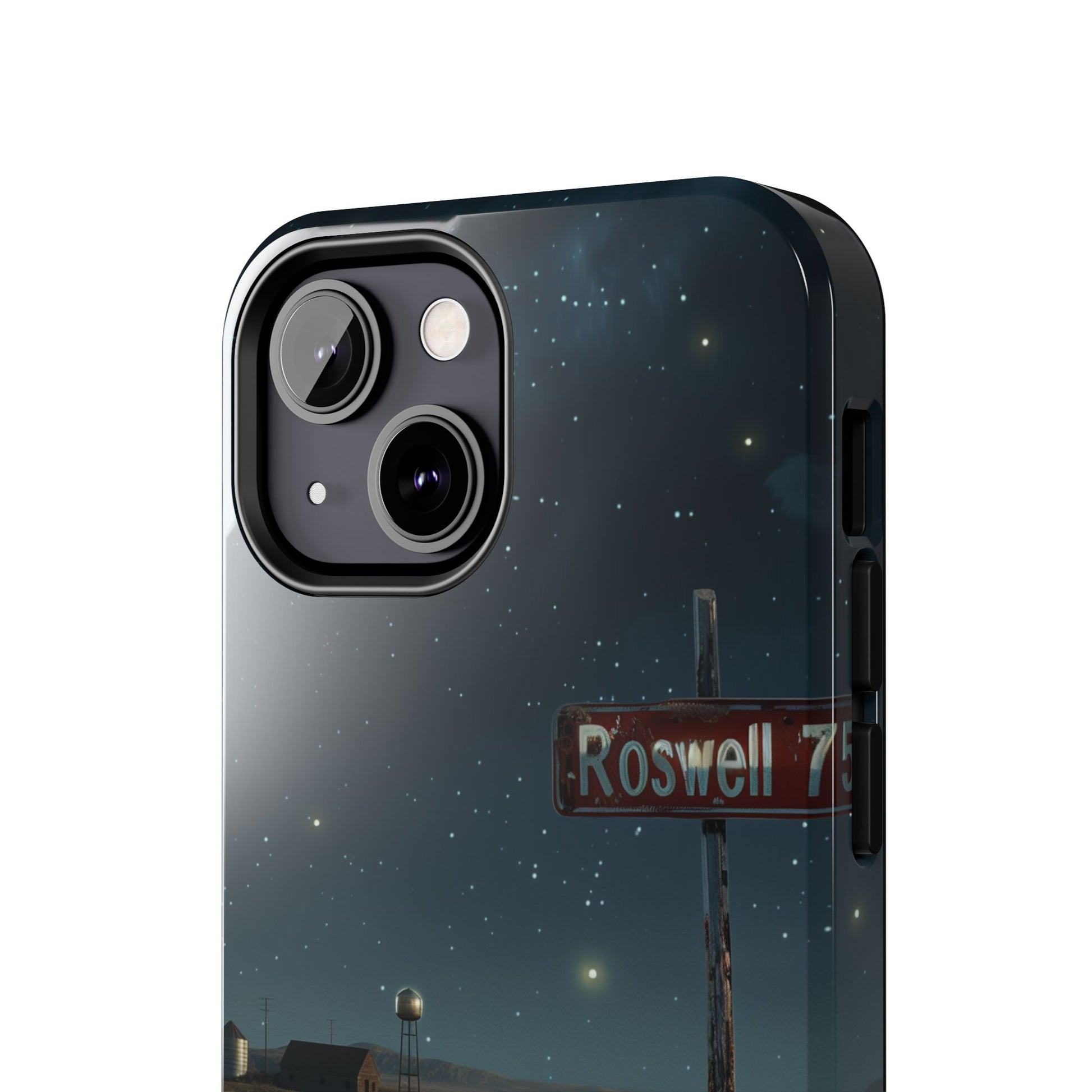 UFO Crash Roswell Phone Case Roswell Incident Alien Invasion Extraterrestrial Area 51 Alien Autopsy Cryptozoology 13 14 15 iPhone Pro Max