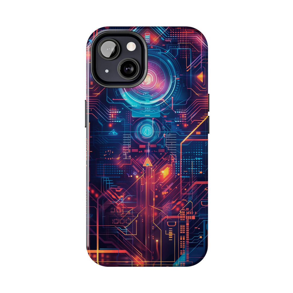Circuit Board Phone Case, Futuristic Circuit Phone Case, High-Tech Gift, Custom Sci-Fi Phone Case, iphone 15 pro max