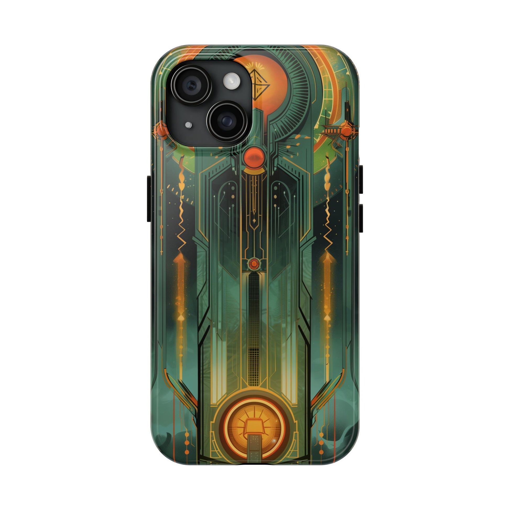 Art Deco Phone Case, Architecture Phone Case, Durable iPhone Case, Gift for Architect, iPhone 14 Case, Art Deco Building Phone Case